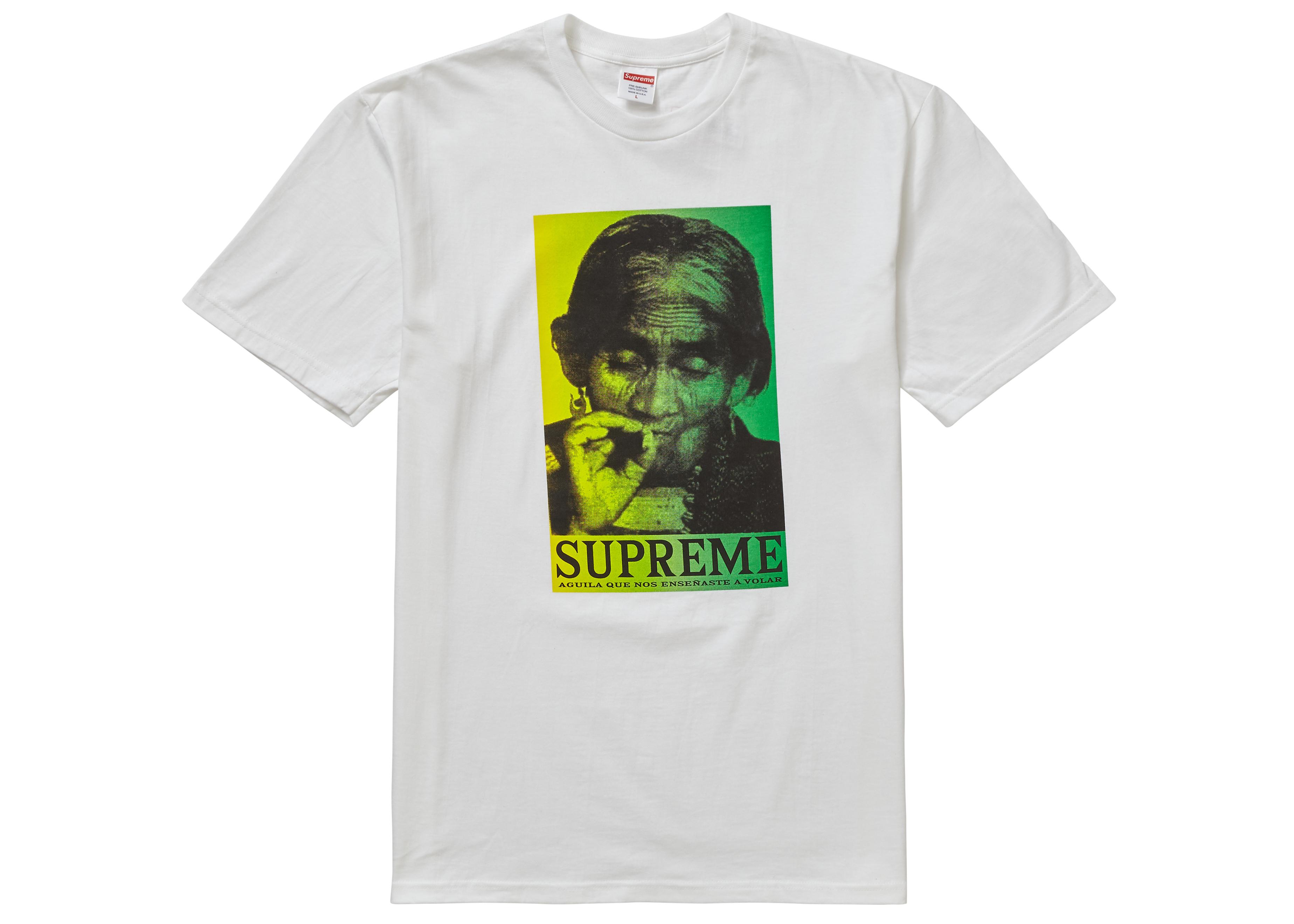 supreme aguila tee yellow