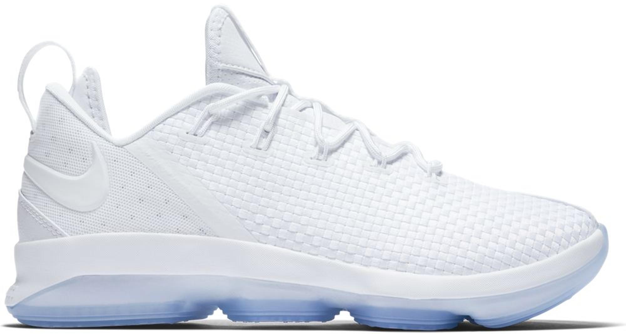 white lebron 14