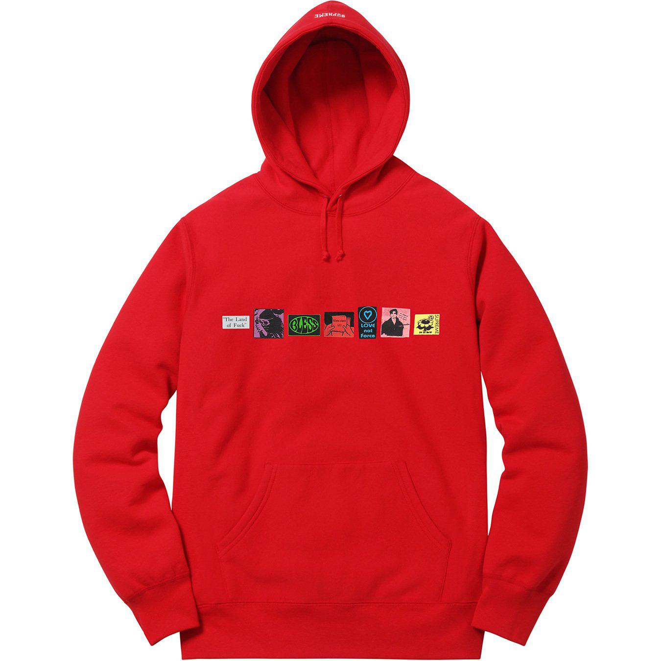 Supreme Bless Hooded Sweatshirt Red for Men - Lyst