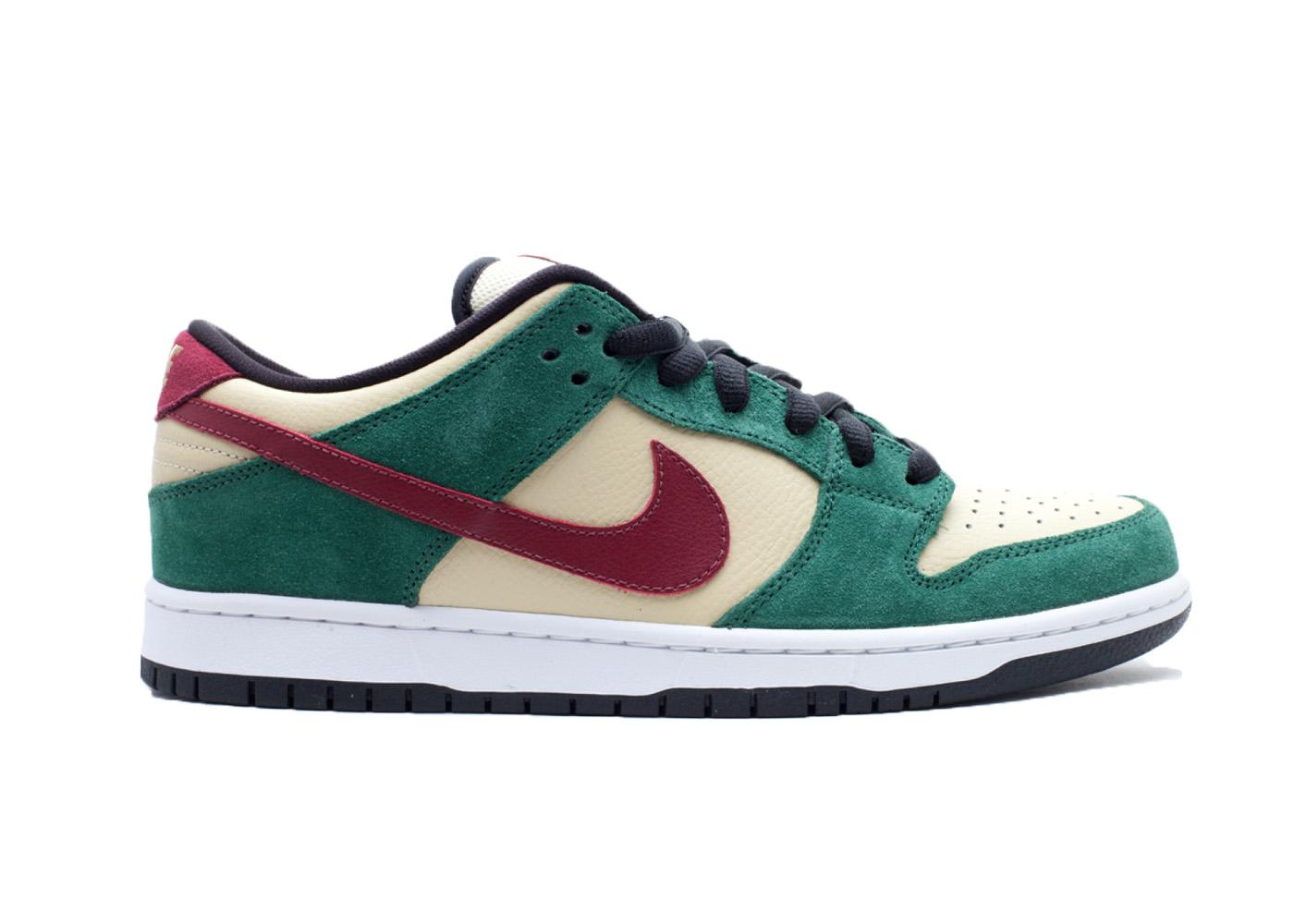 green and gold sb dunks