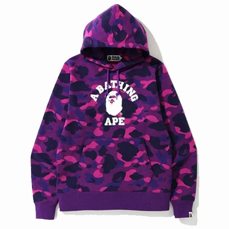 purple and pink hoodie
