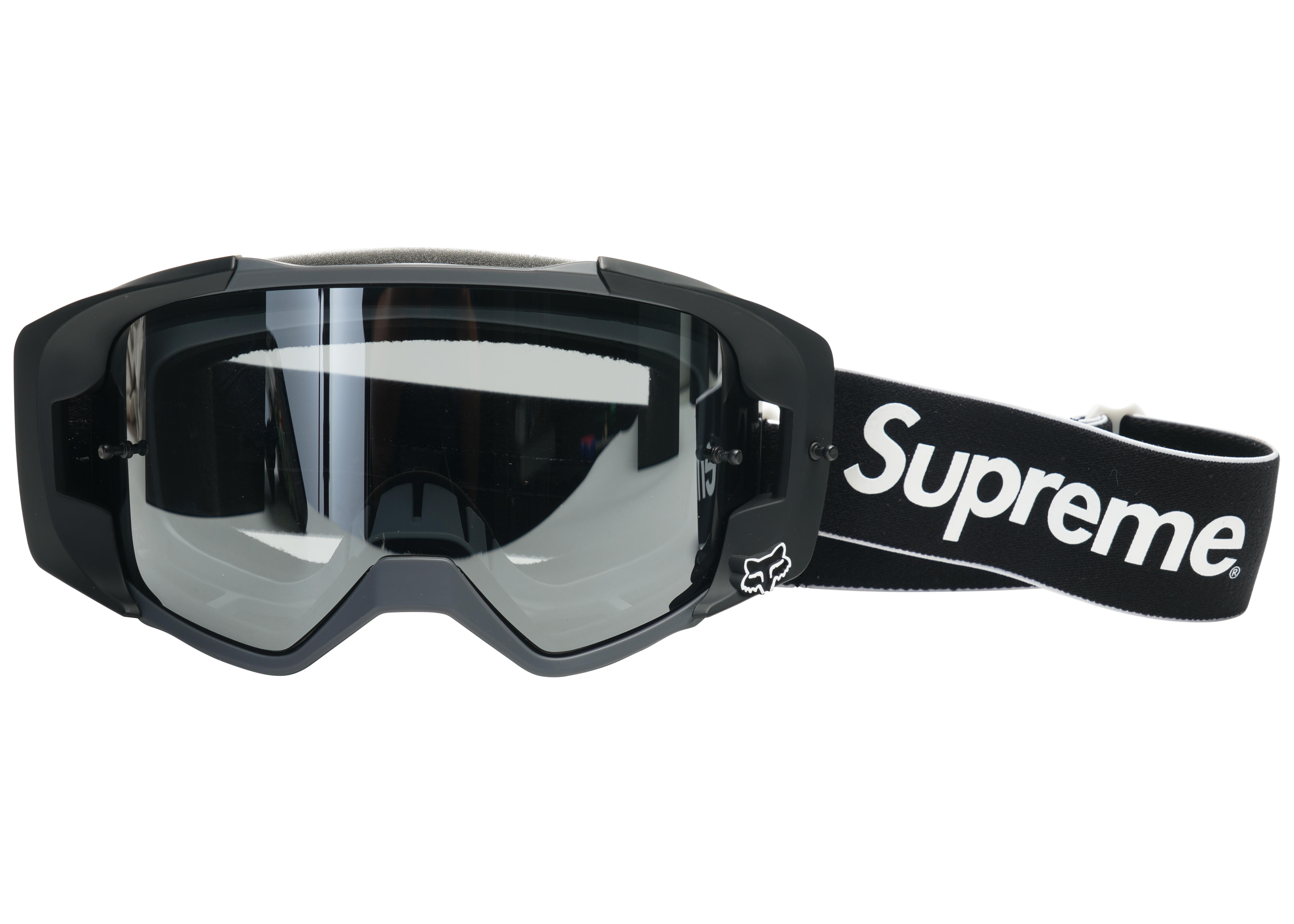 supreme honda fox racing vue goggles red