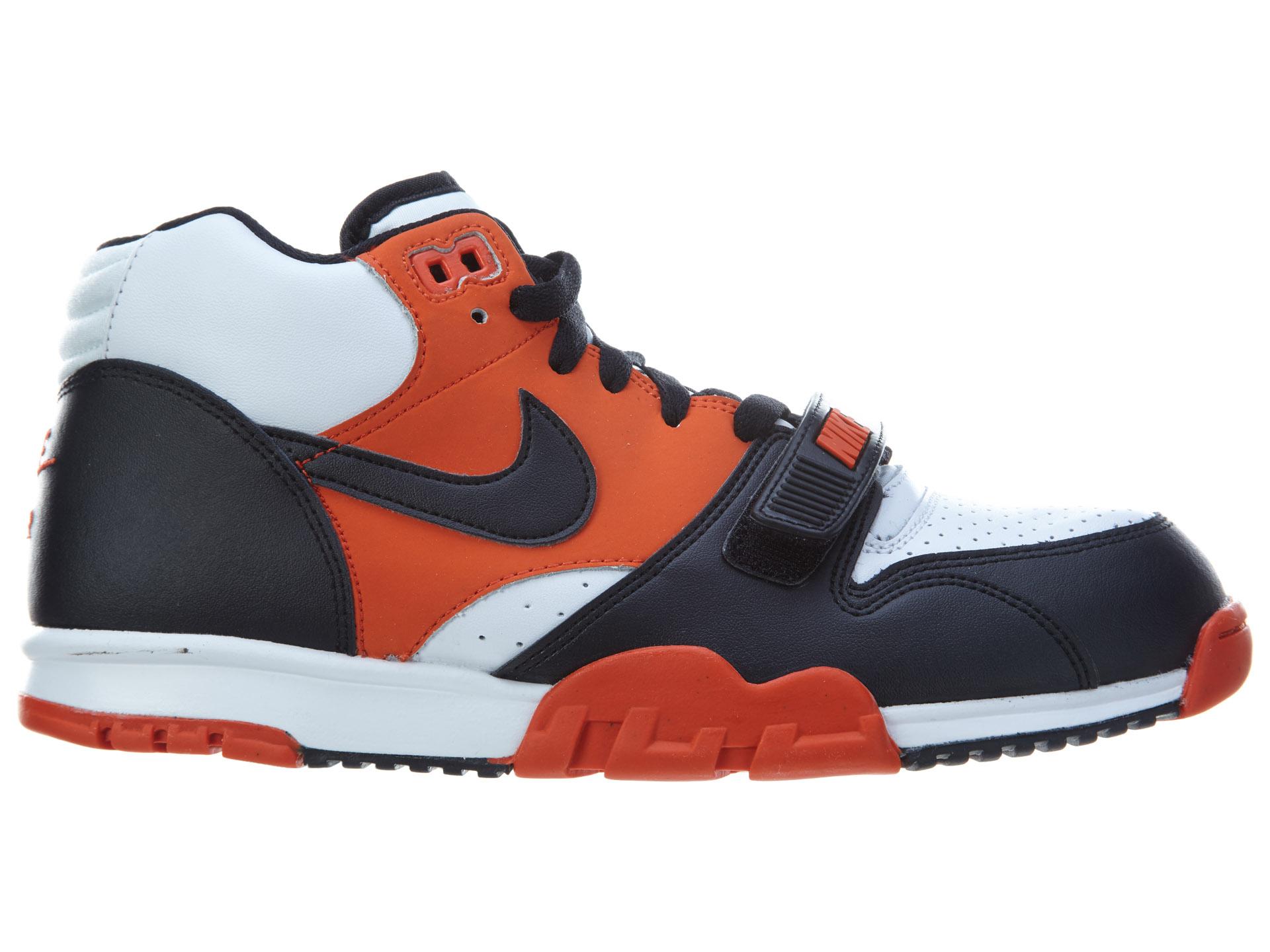 mens nike trainers orange