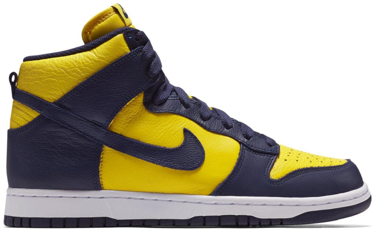 navy blue dunk high