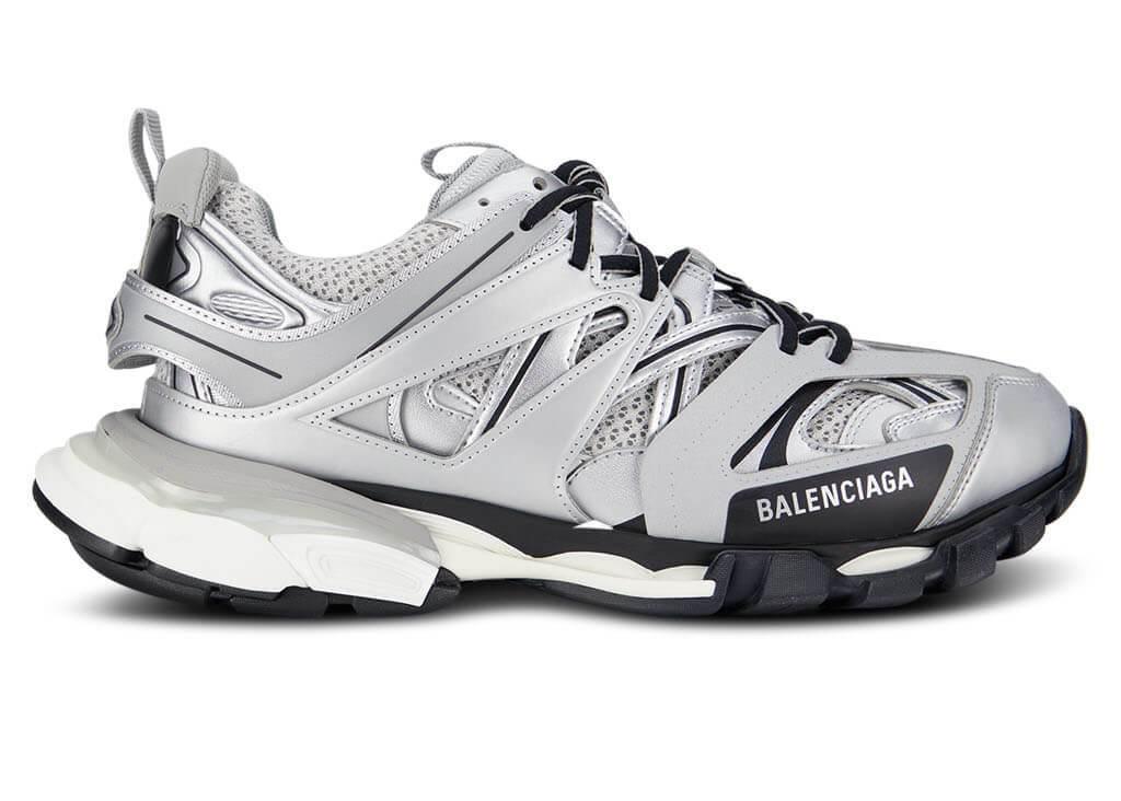 balenciaga track nylon and mesh trainers