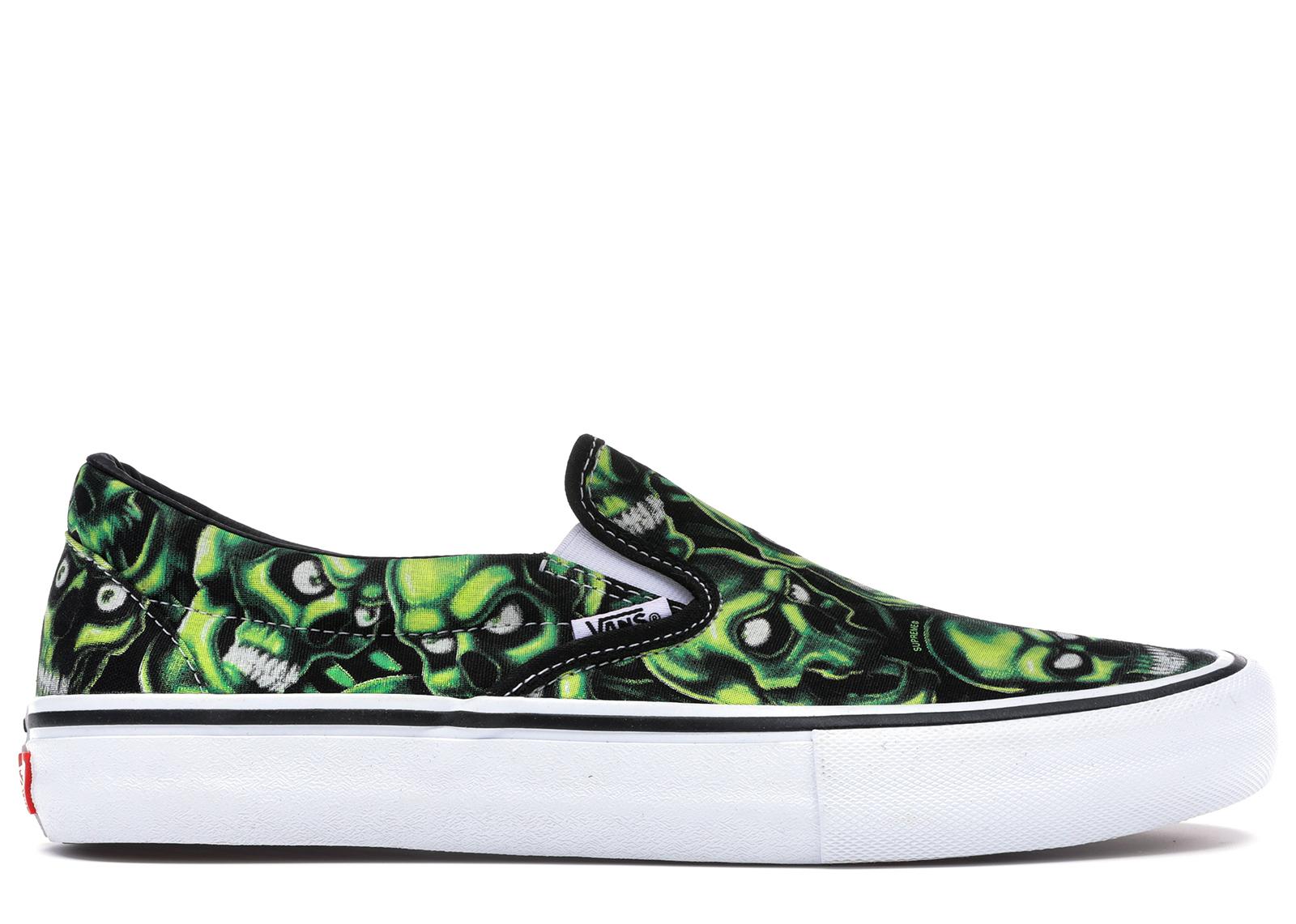 green skull vans