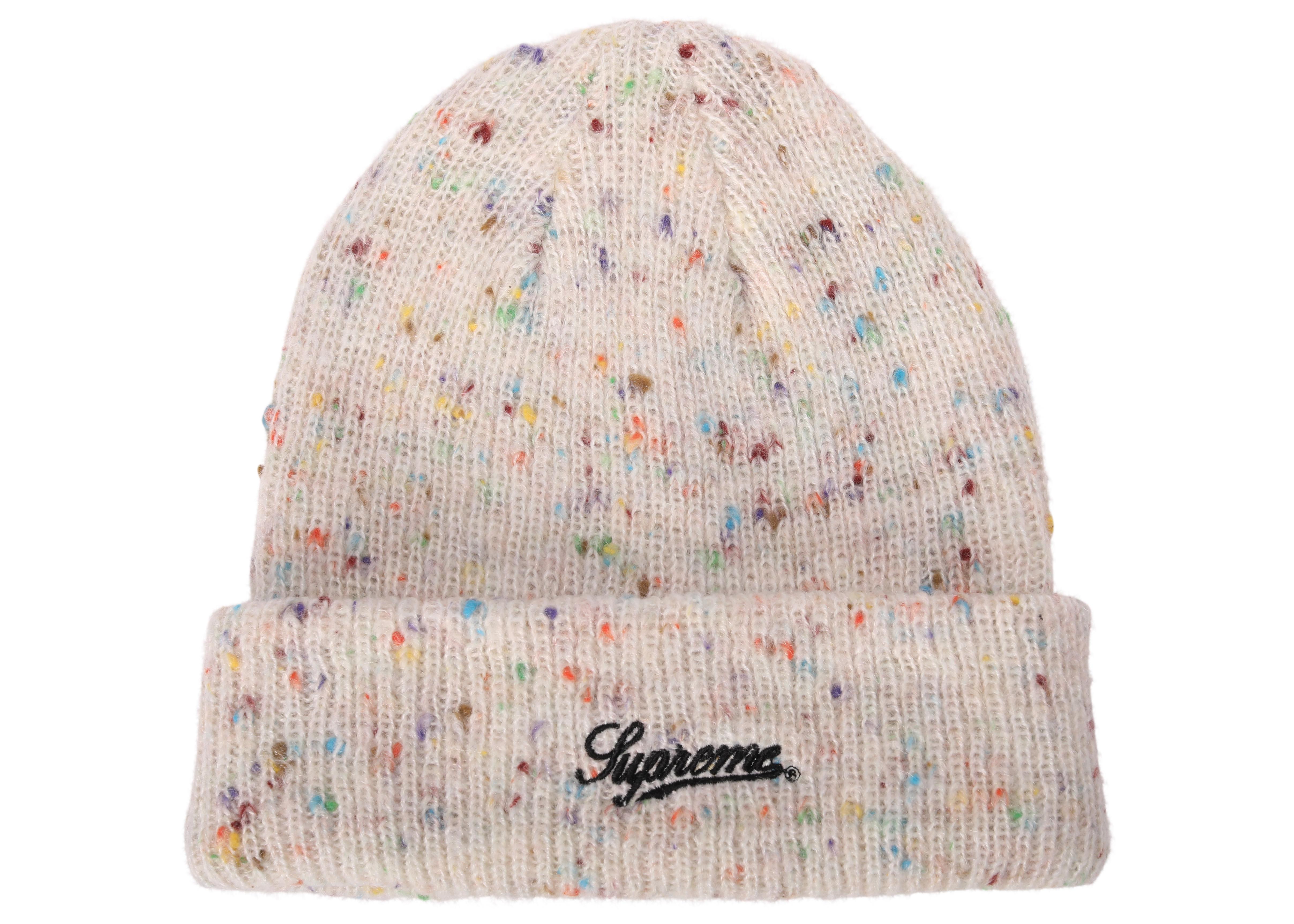 supreme stripe speckle beanie