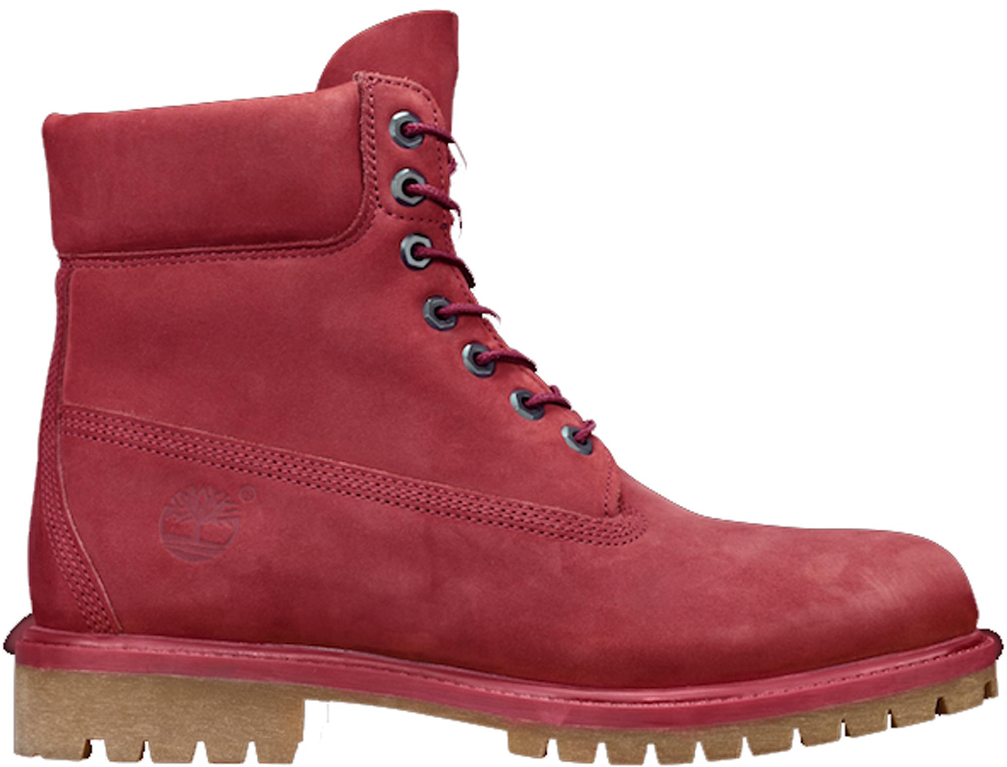 maroon timbs