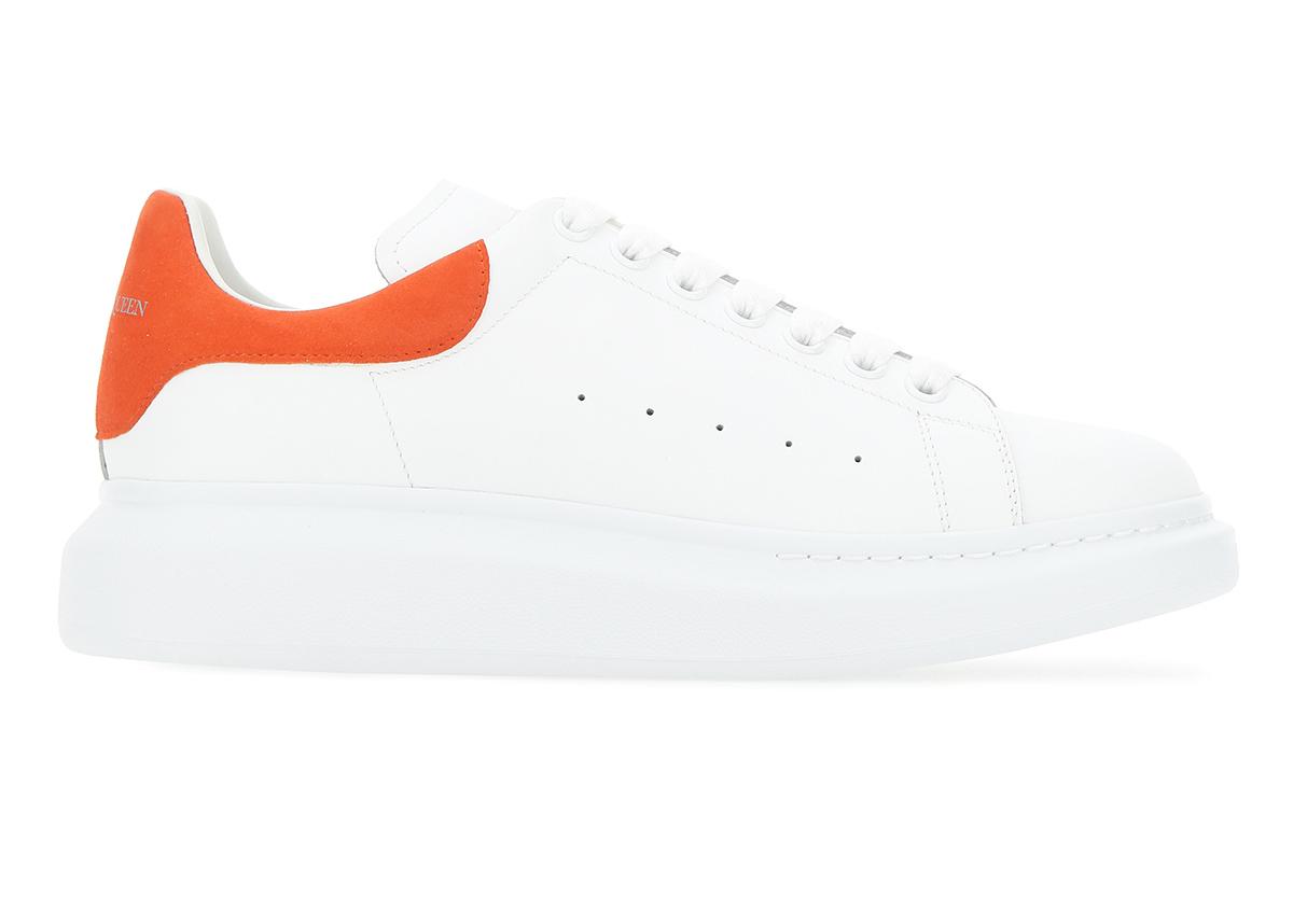 Alexander McQueen Oversized Orange in White/Orange (White) for Men - Lyst