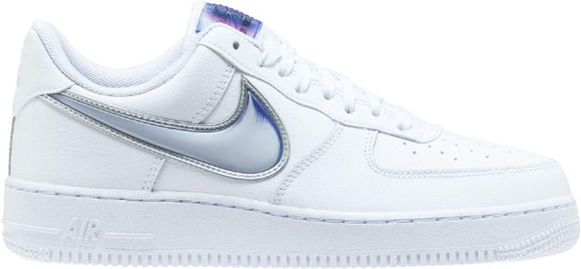 nike air force 1 low oversized swoosh white racer blue