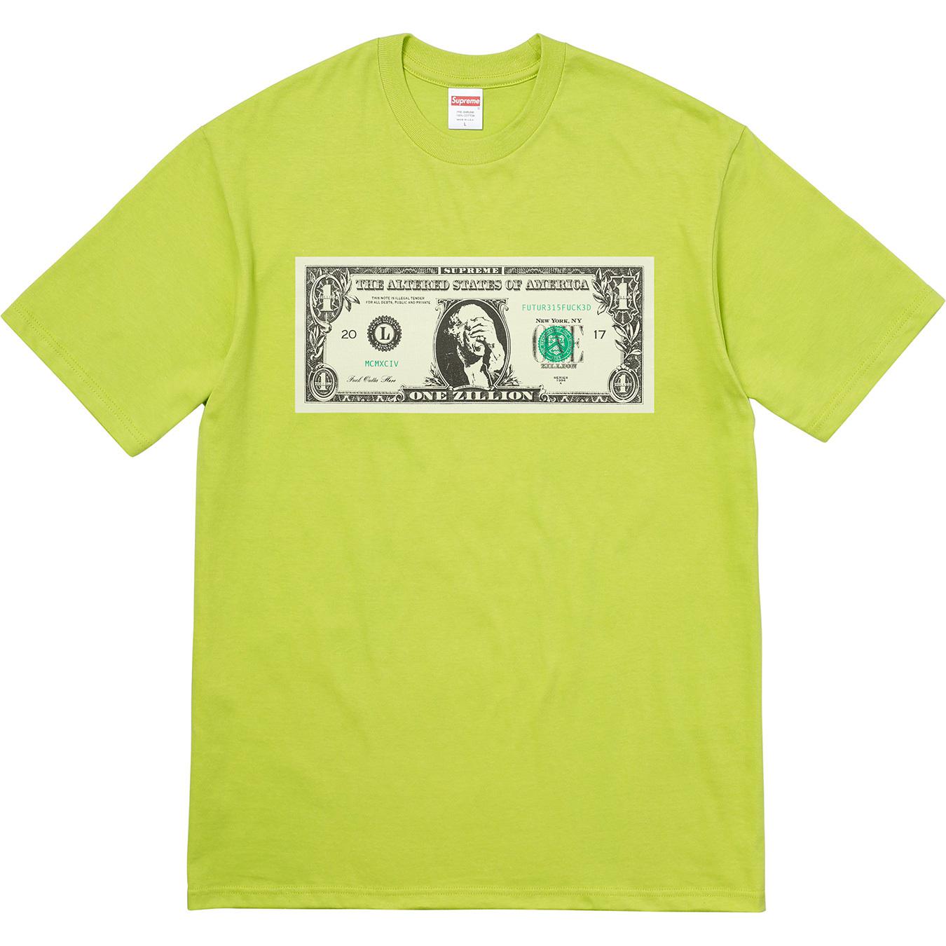 supreme zillion dollar tee