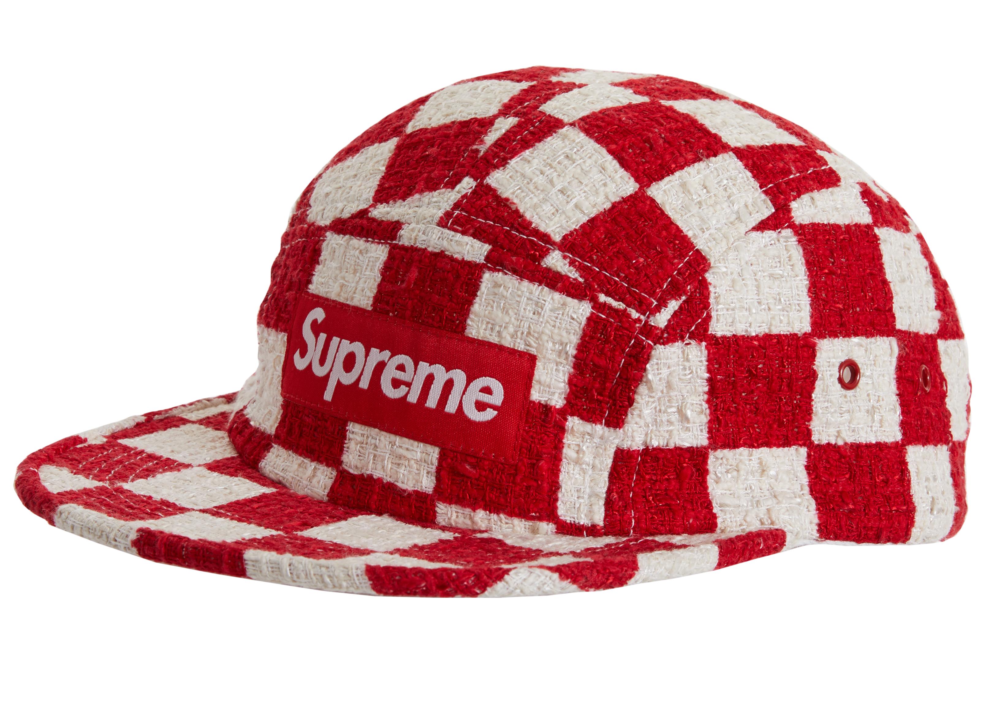 supreme camp cap red