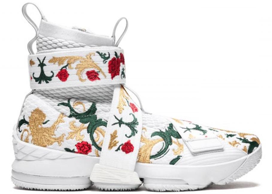 lebron 15 kings crown white