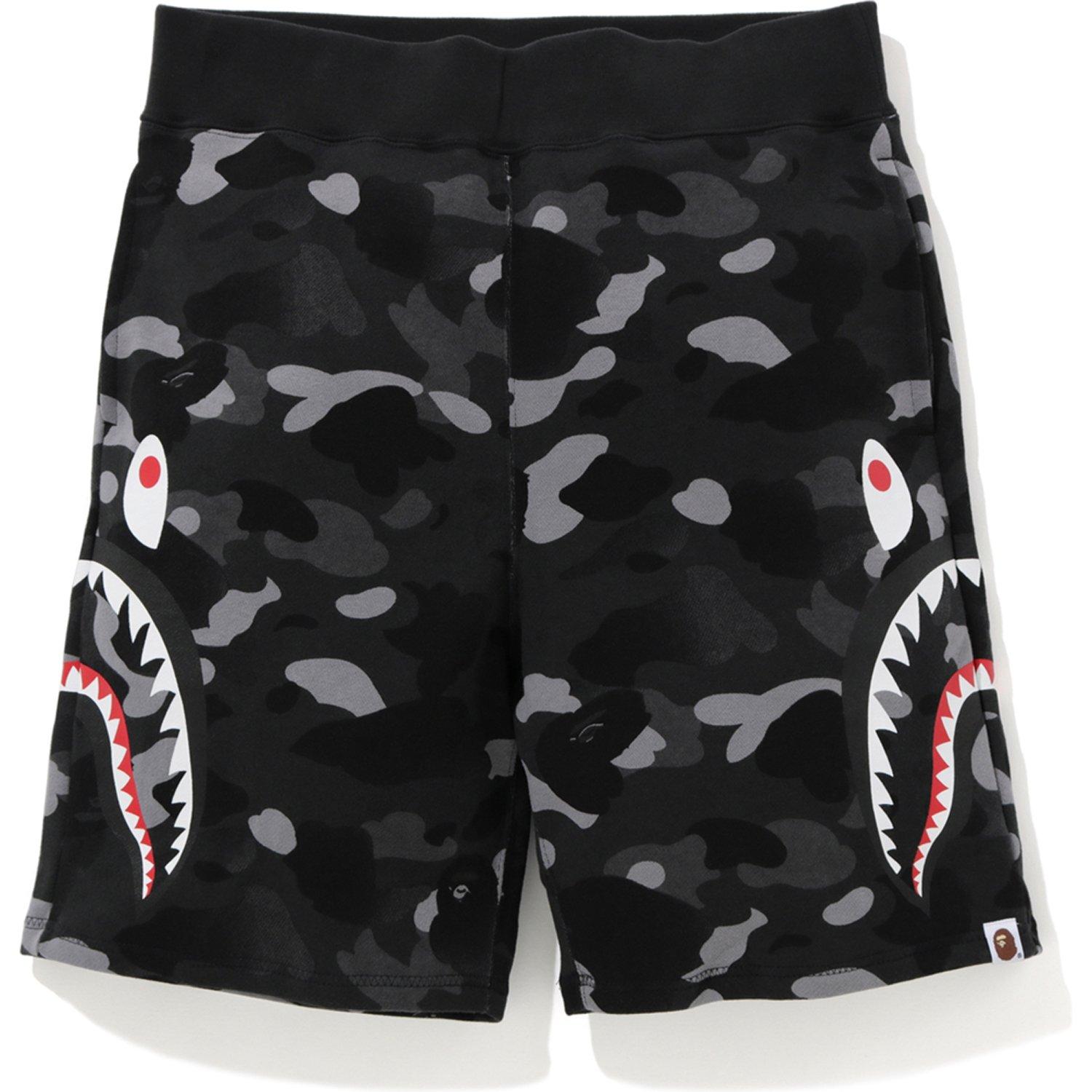 bape shark sweat shorts