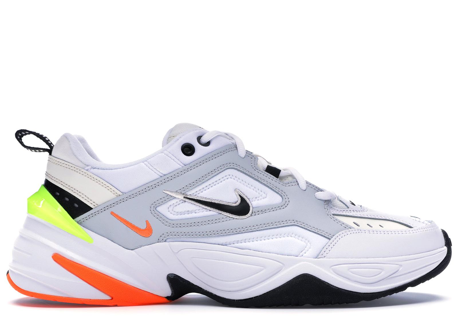 nike tekno white and black