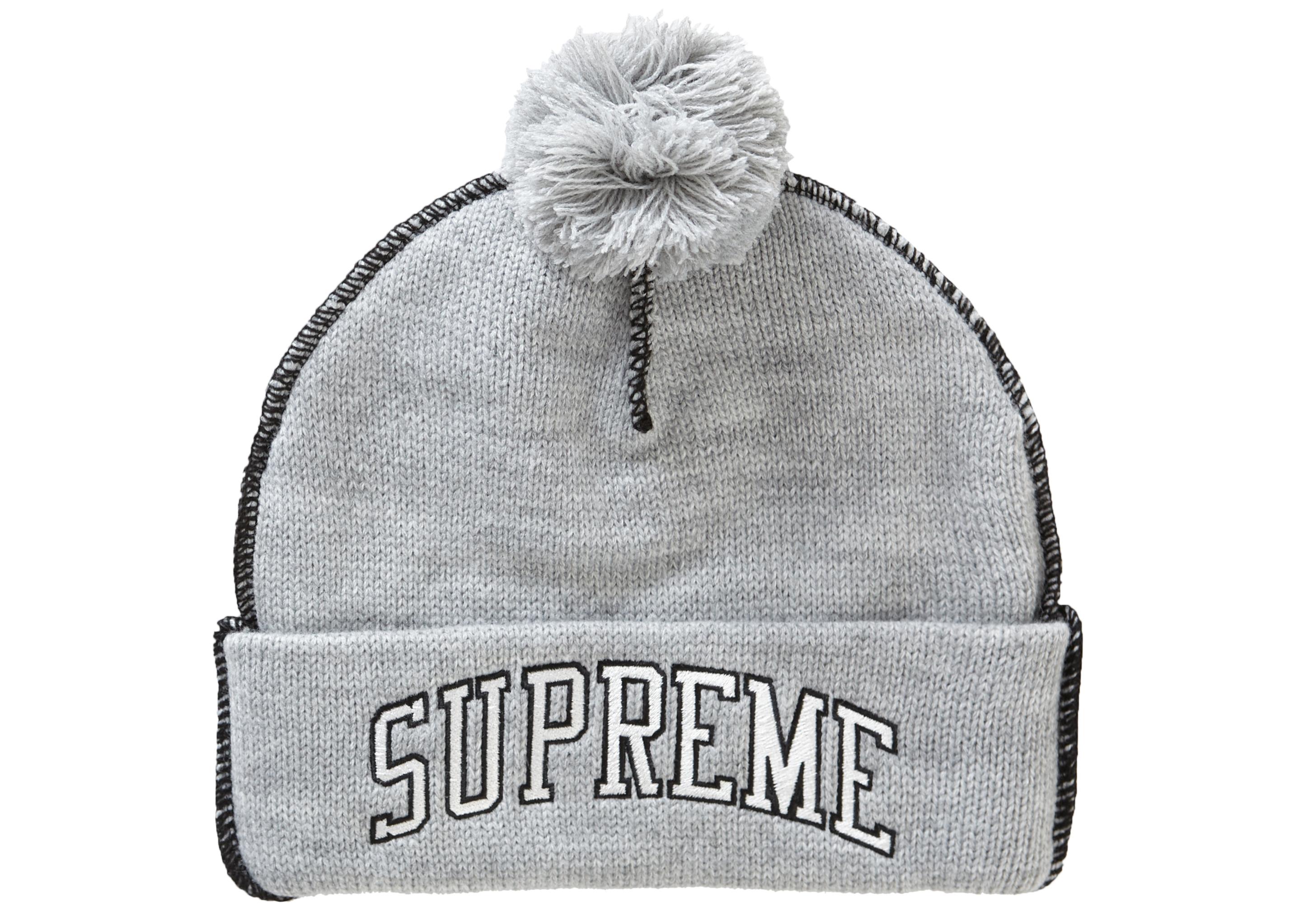 supreme gray beanie