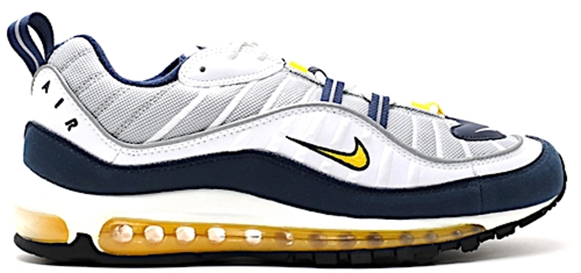 nike air max 98 blue yellow