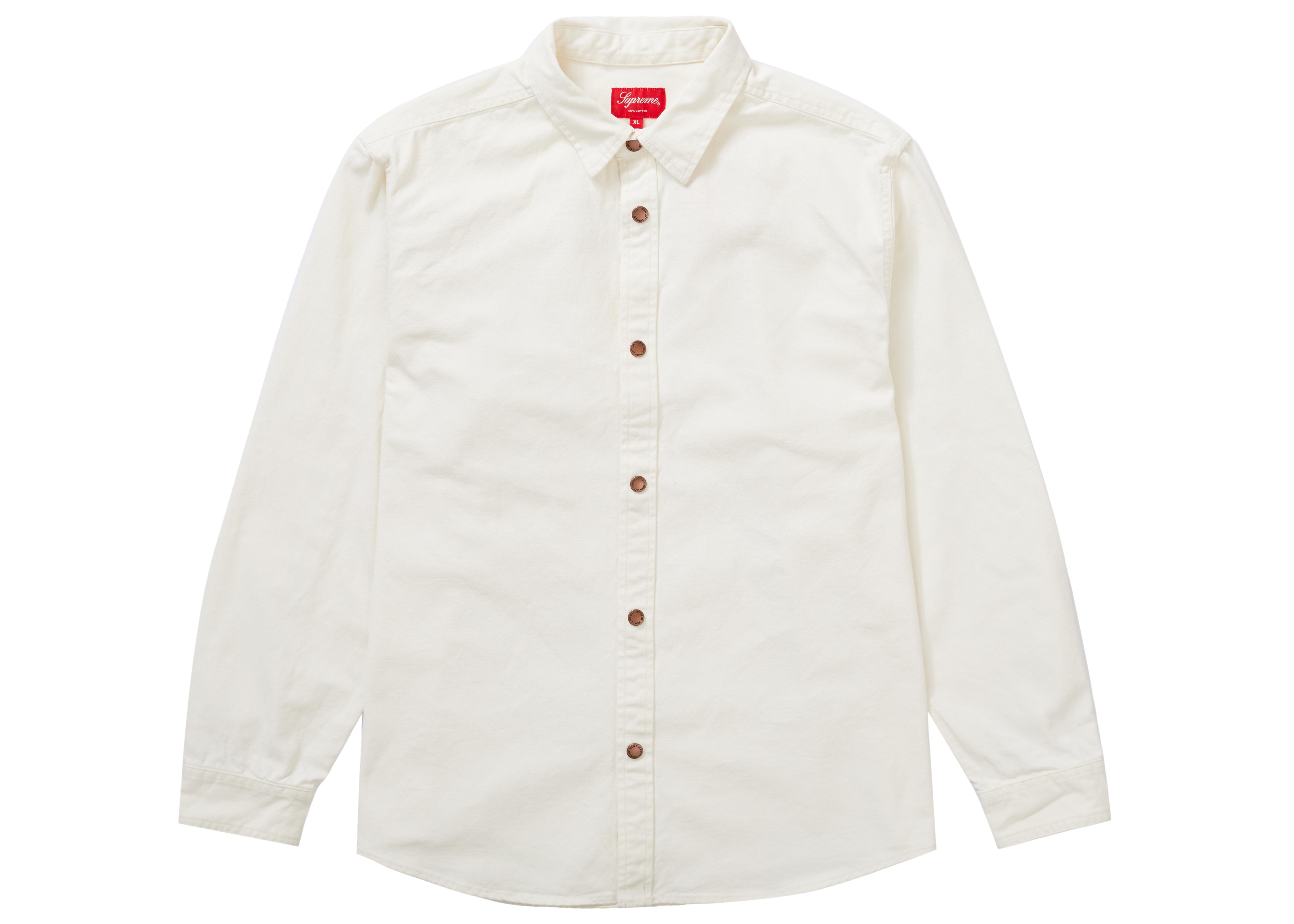 supreme arc logo work shirt