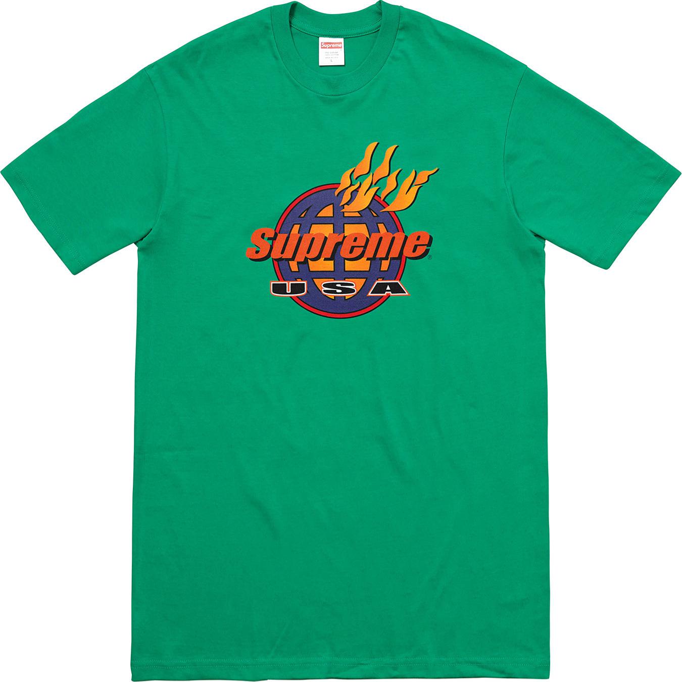 supreme tee green