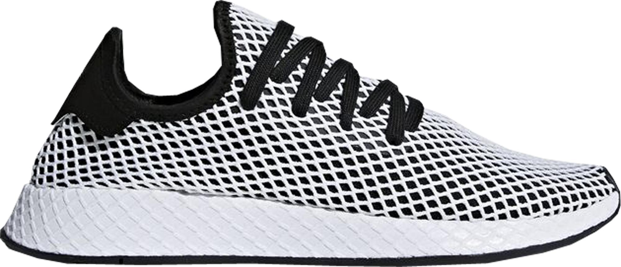 adidas deerupt black and white