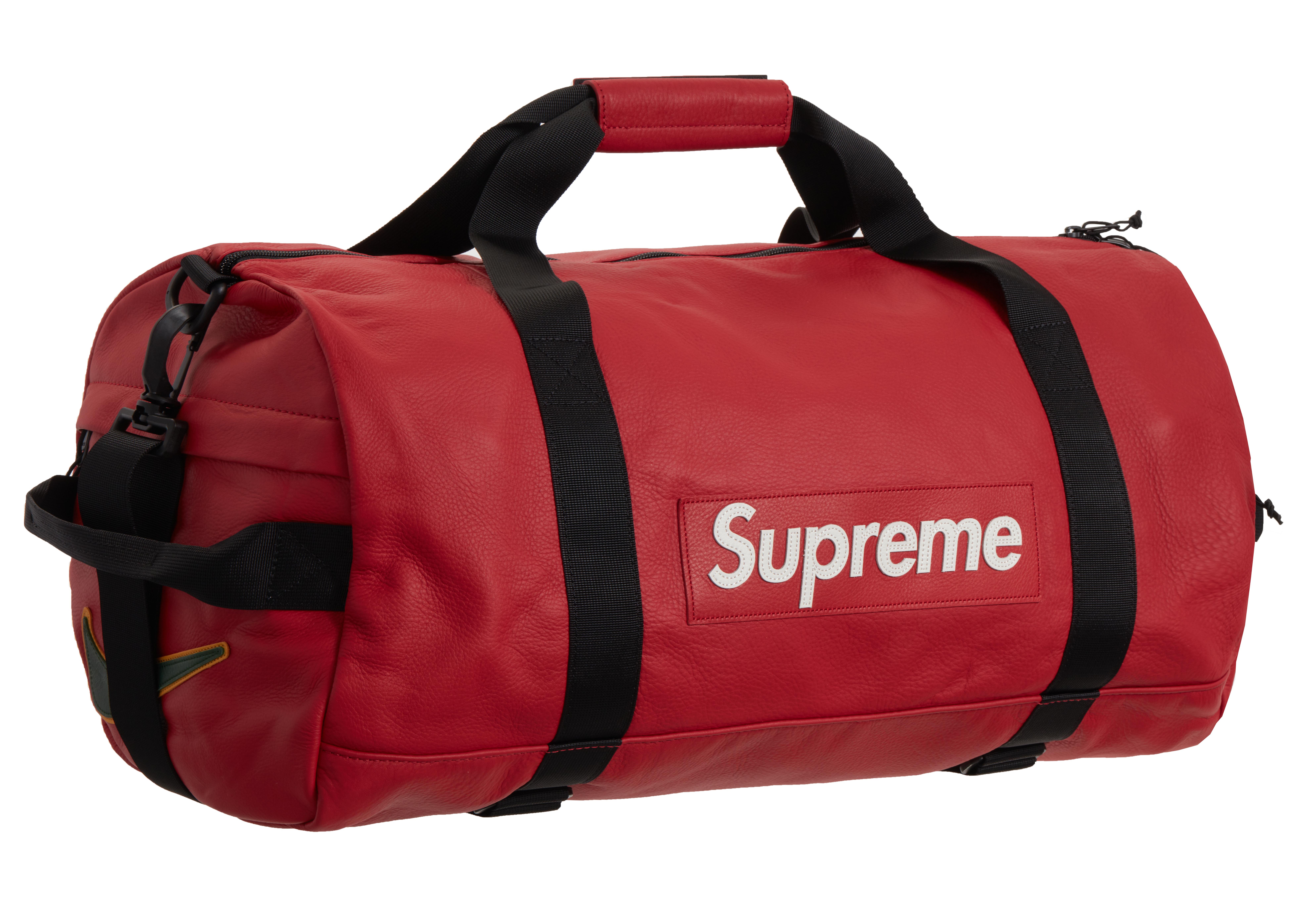red nike duffle bag