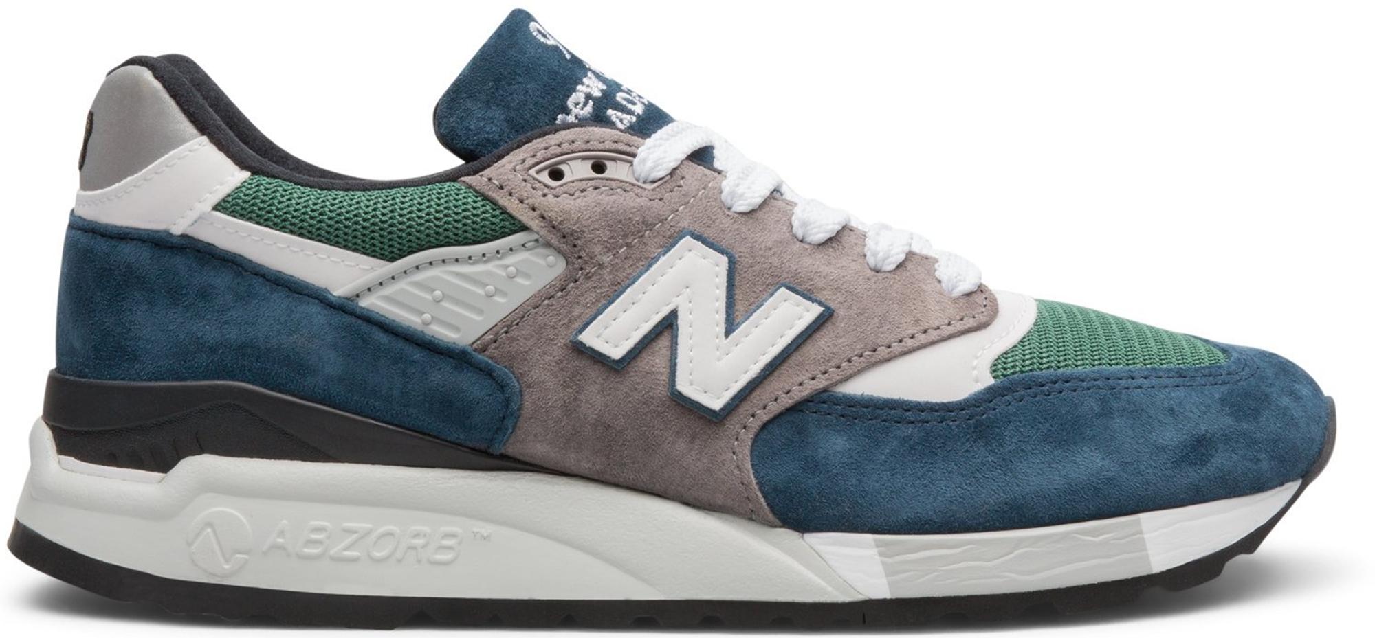 New Balance 998 Teal Navy in Teal/Navy (Blue) for Men Lyst
