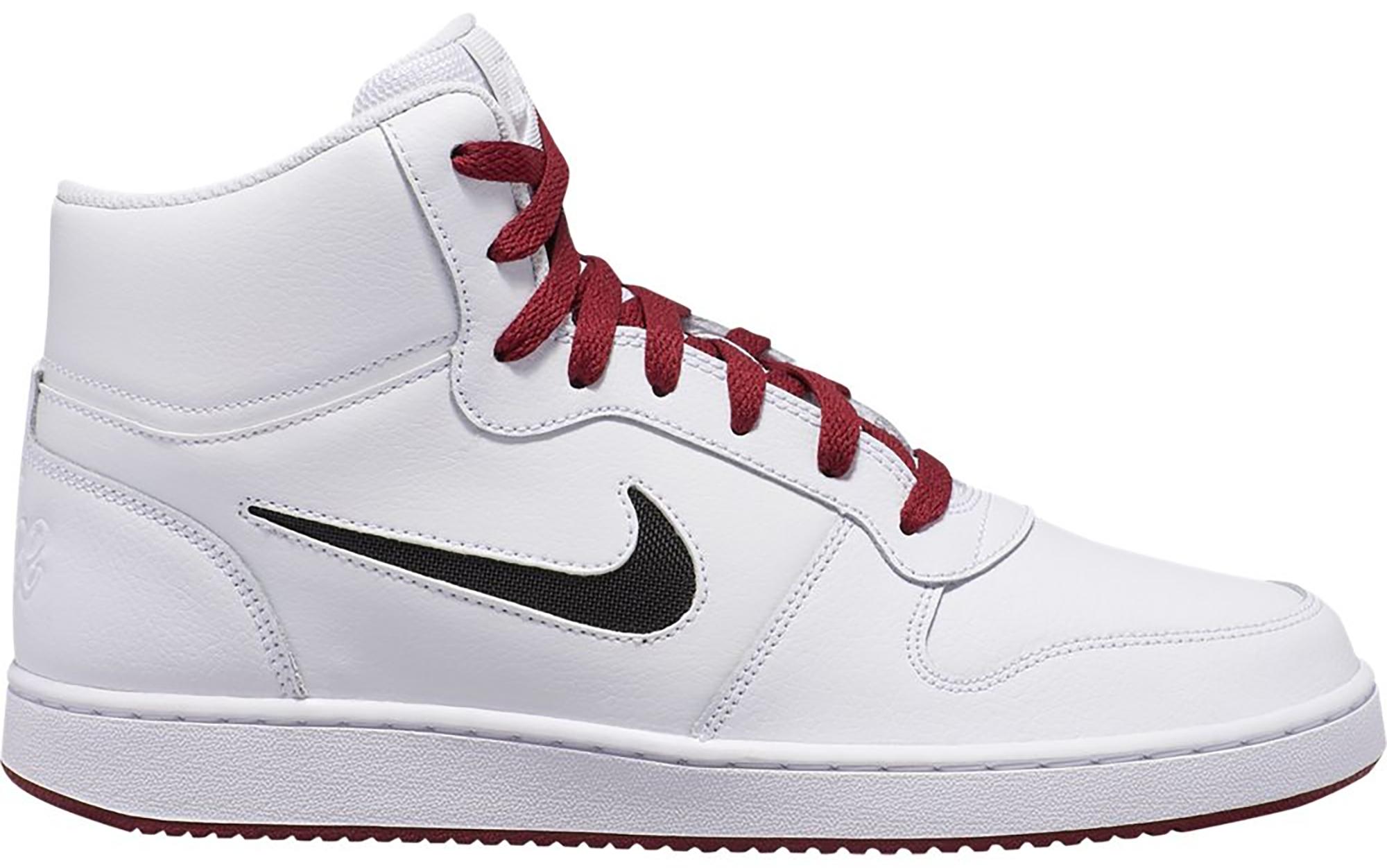 nike ebernon black and red