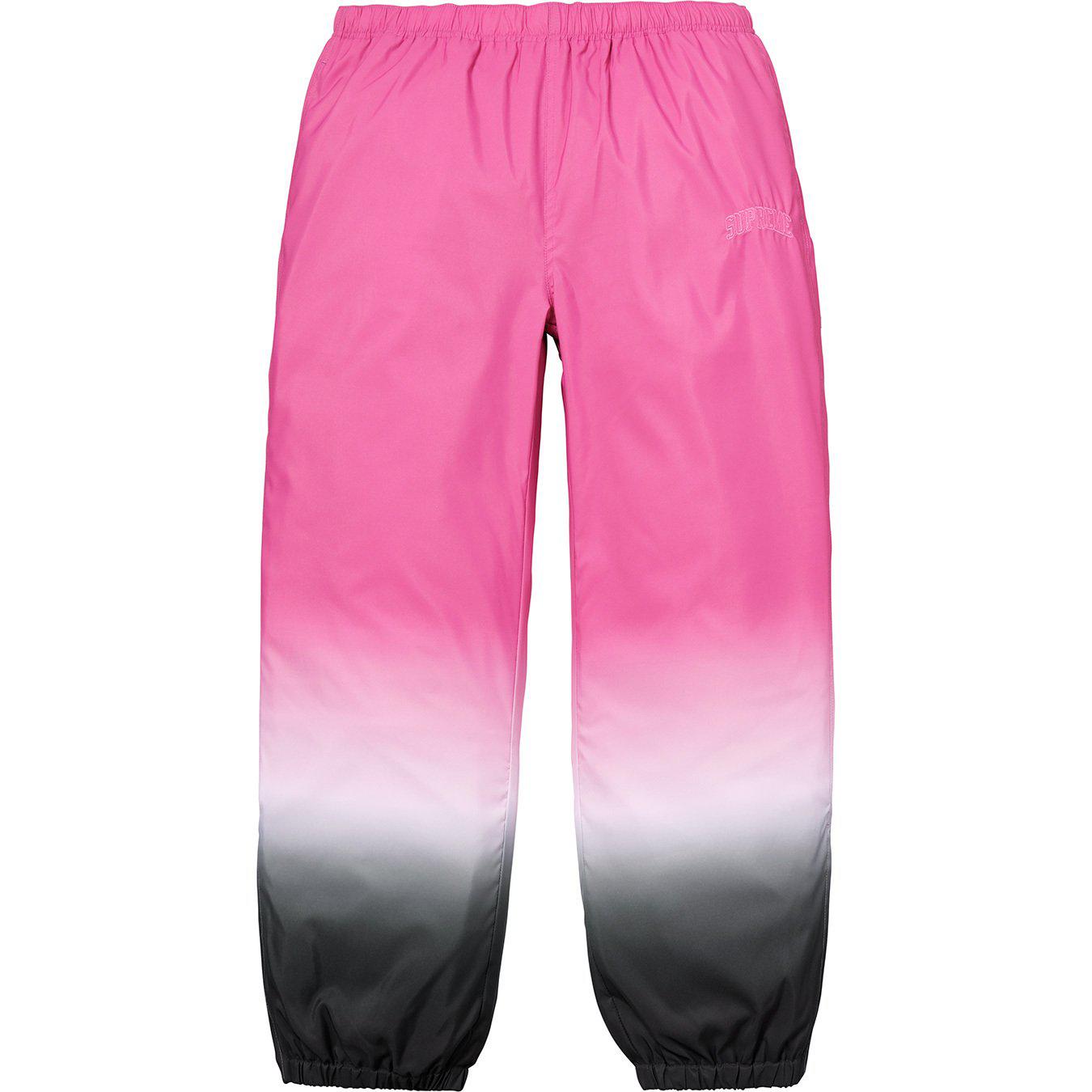 pink supreme sweatpants