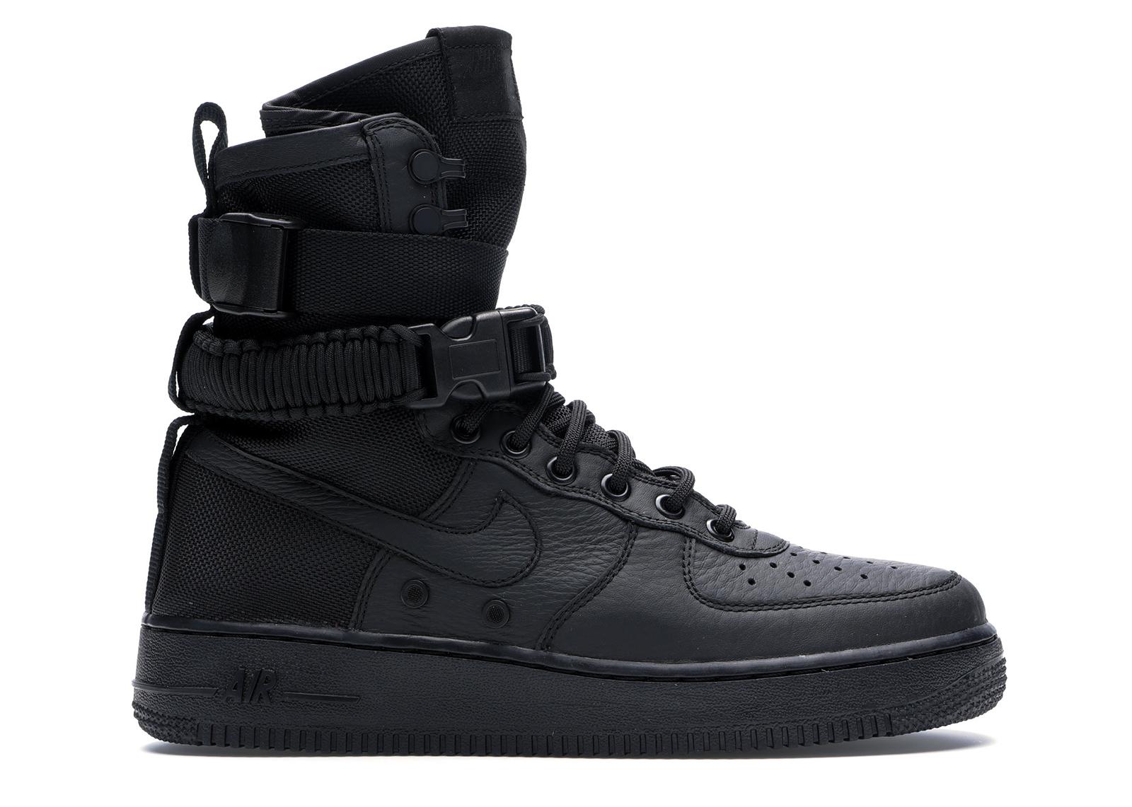 Nike Sf Air Force 1 High Triple Black for Men - Lyst