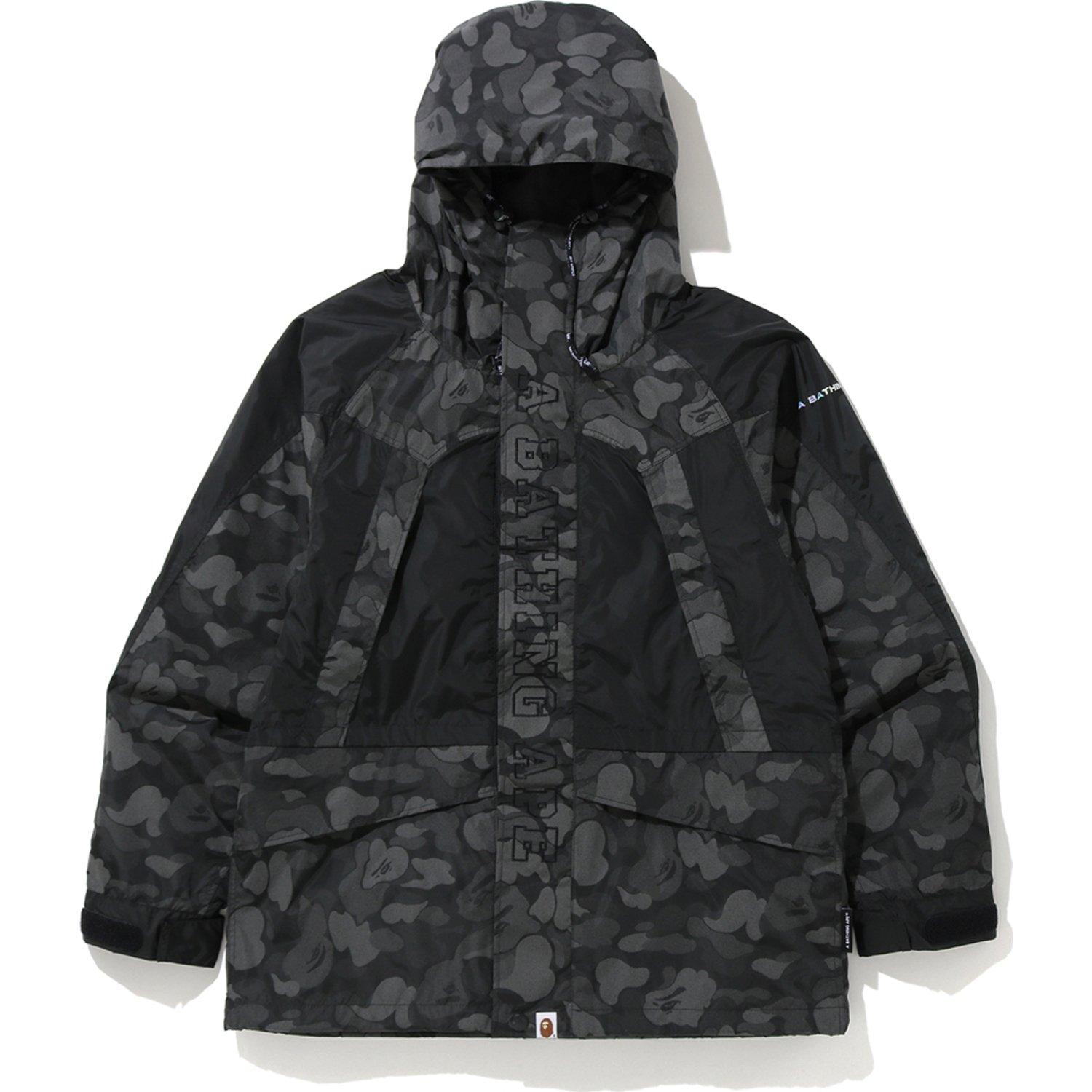 A Bathing Ape Abc Dot Reflective Camo Snowboard Jacket in Black for Men