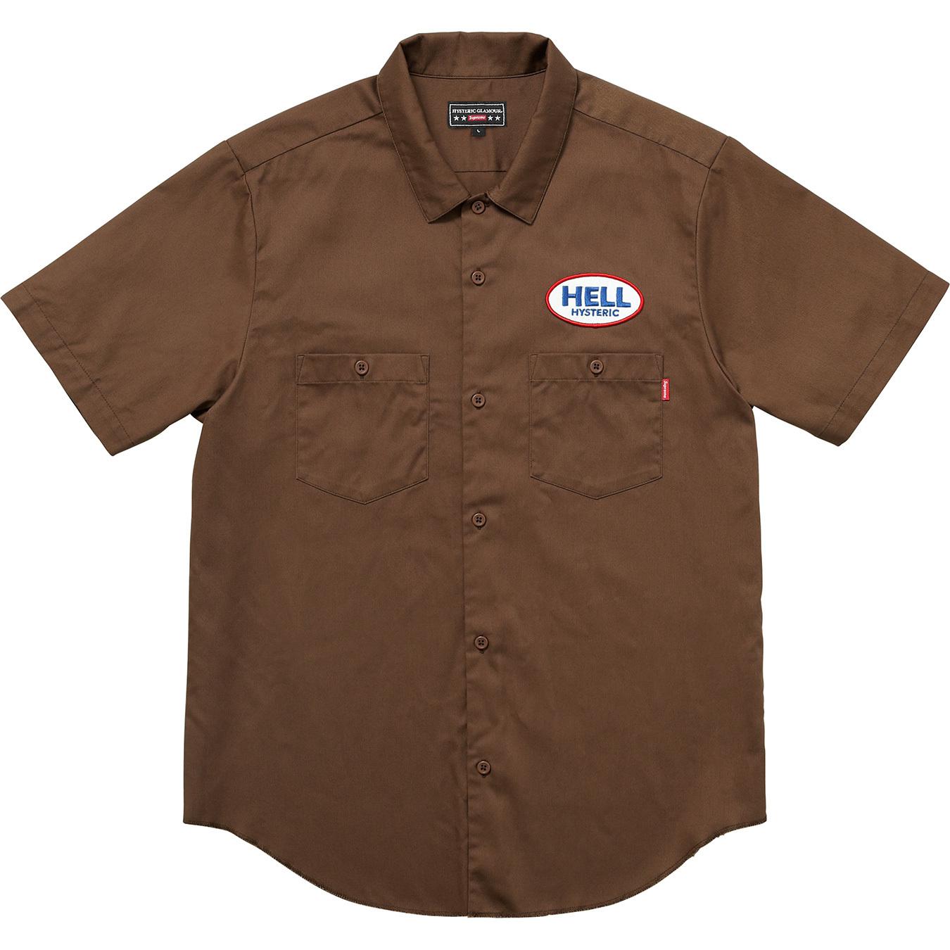 Supreme Hysteric Glamour S/s Work Shirt Brown for Men - Lyst