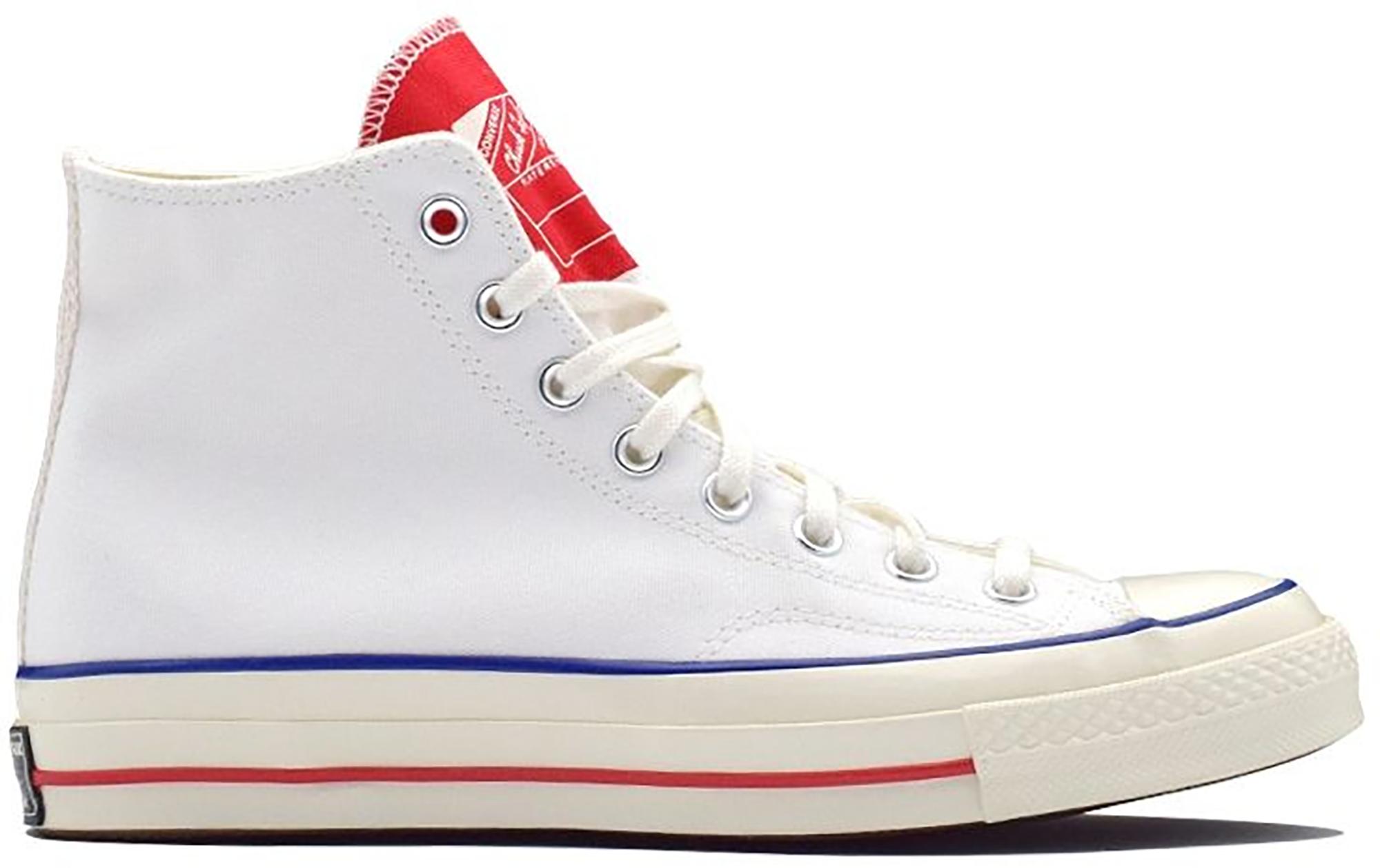 Converse Chuck Taylor Allstar 70s Hi Twisted Tongue White Red for Men