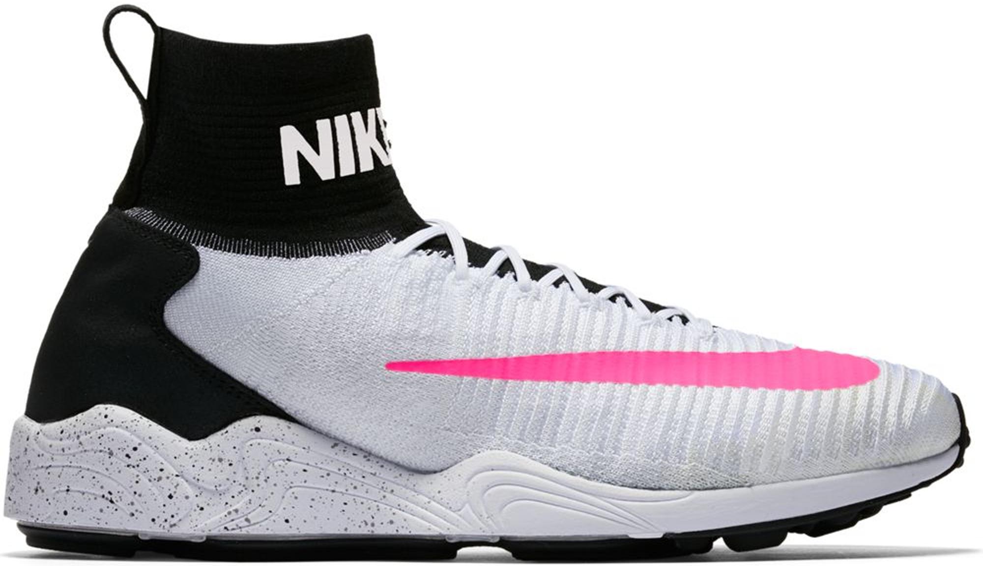 black and pink nike mercurial