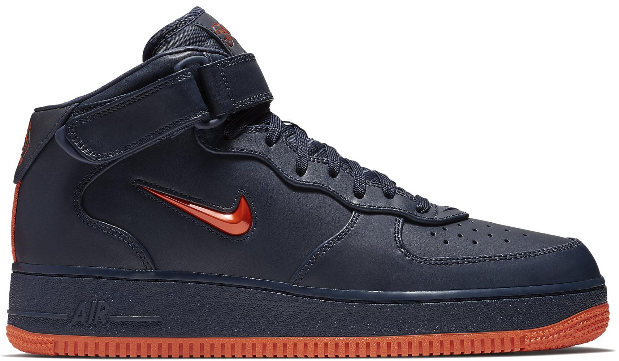 nike air force 1 blue and orange