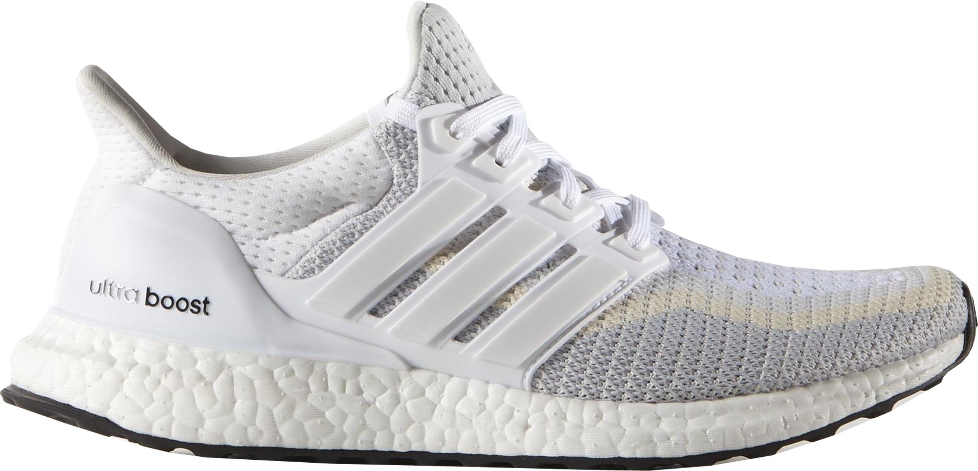 adidas Ultra Boost Running White (w) in Gray - Lyst