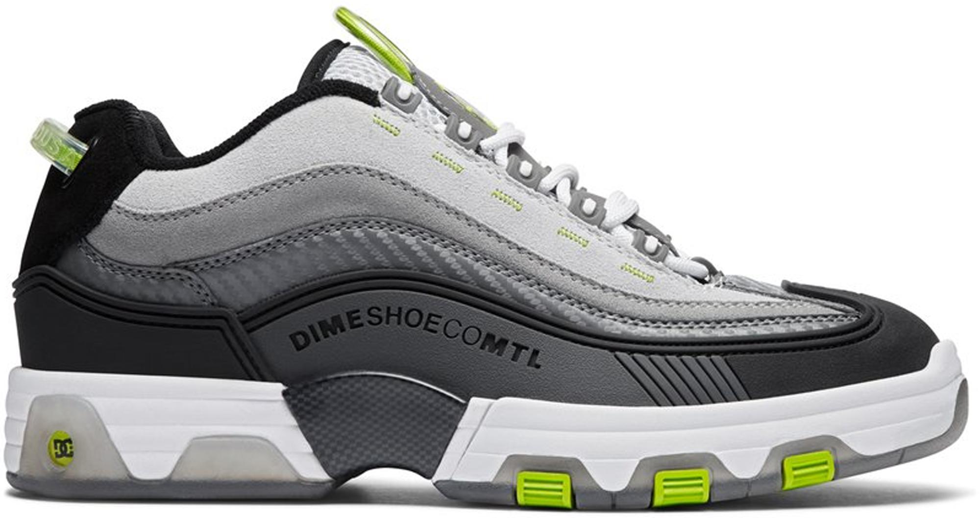 DC Shoes Dc Legacy 1 Dime Grey Neon 95 in Grey/Neon Green DC Shoes Dc Legacy 1 Dime Grey Neon 95 in Grey/Neon Green
