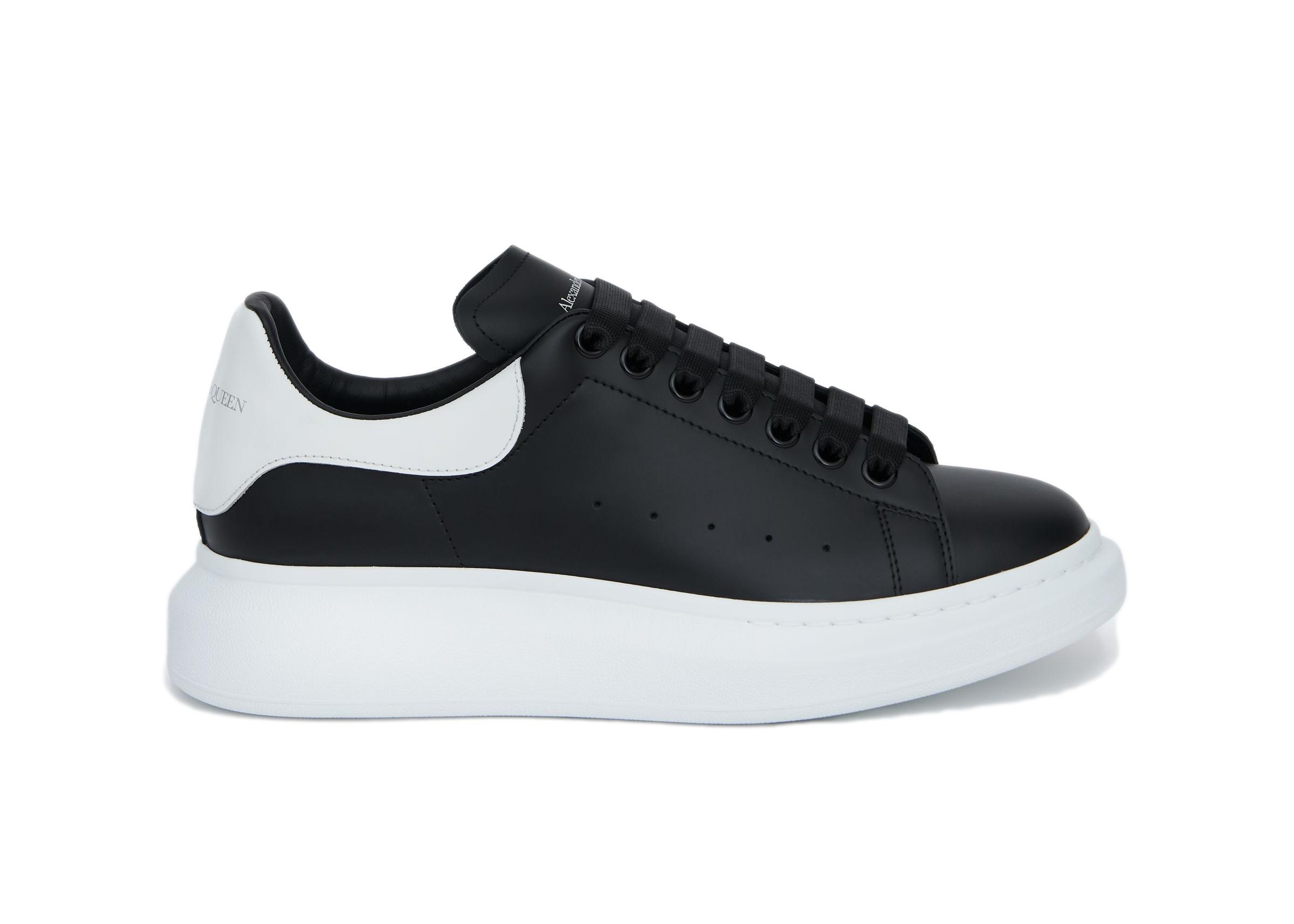 alexander mcqueen shoes black white