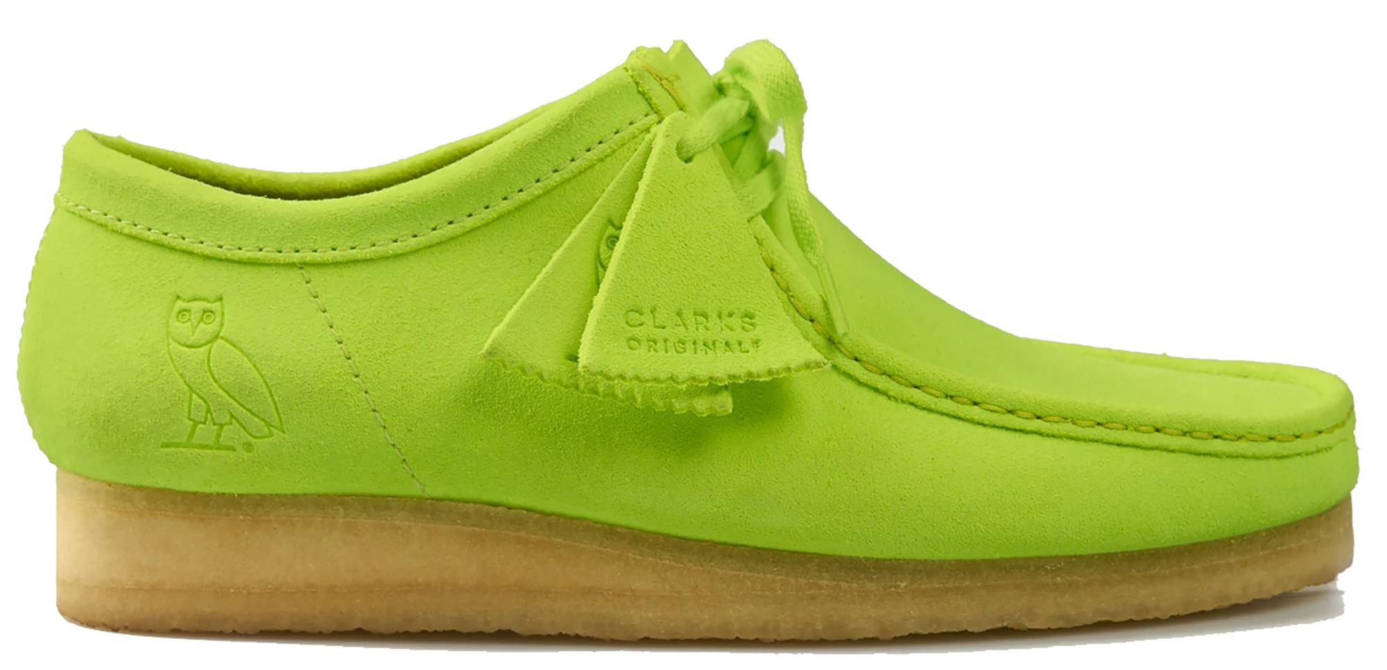 green clarks wallabees
