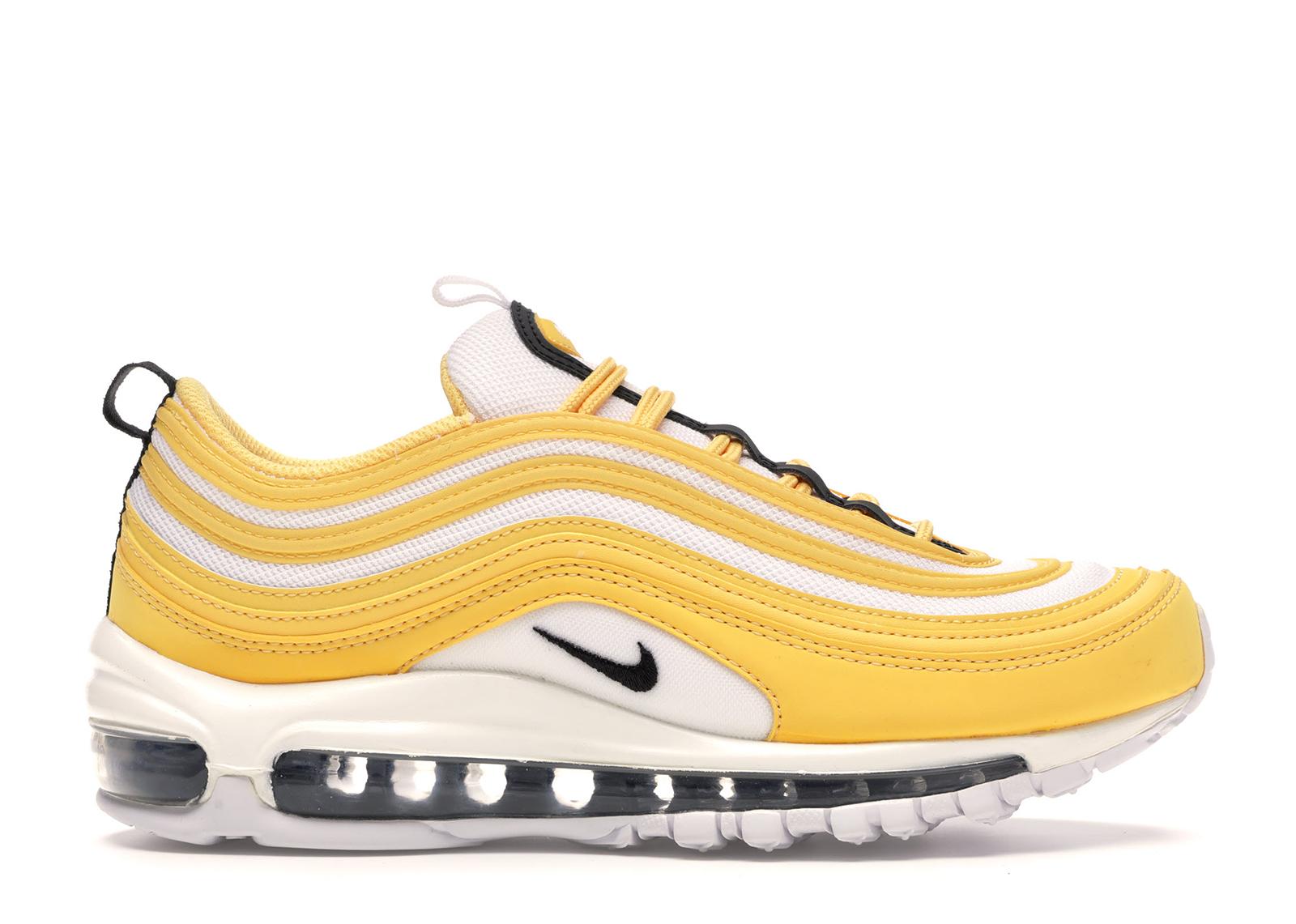 gold and white air max 97