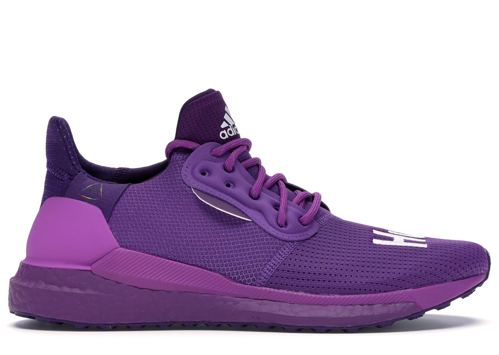human race shoes purple