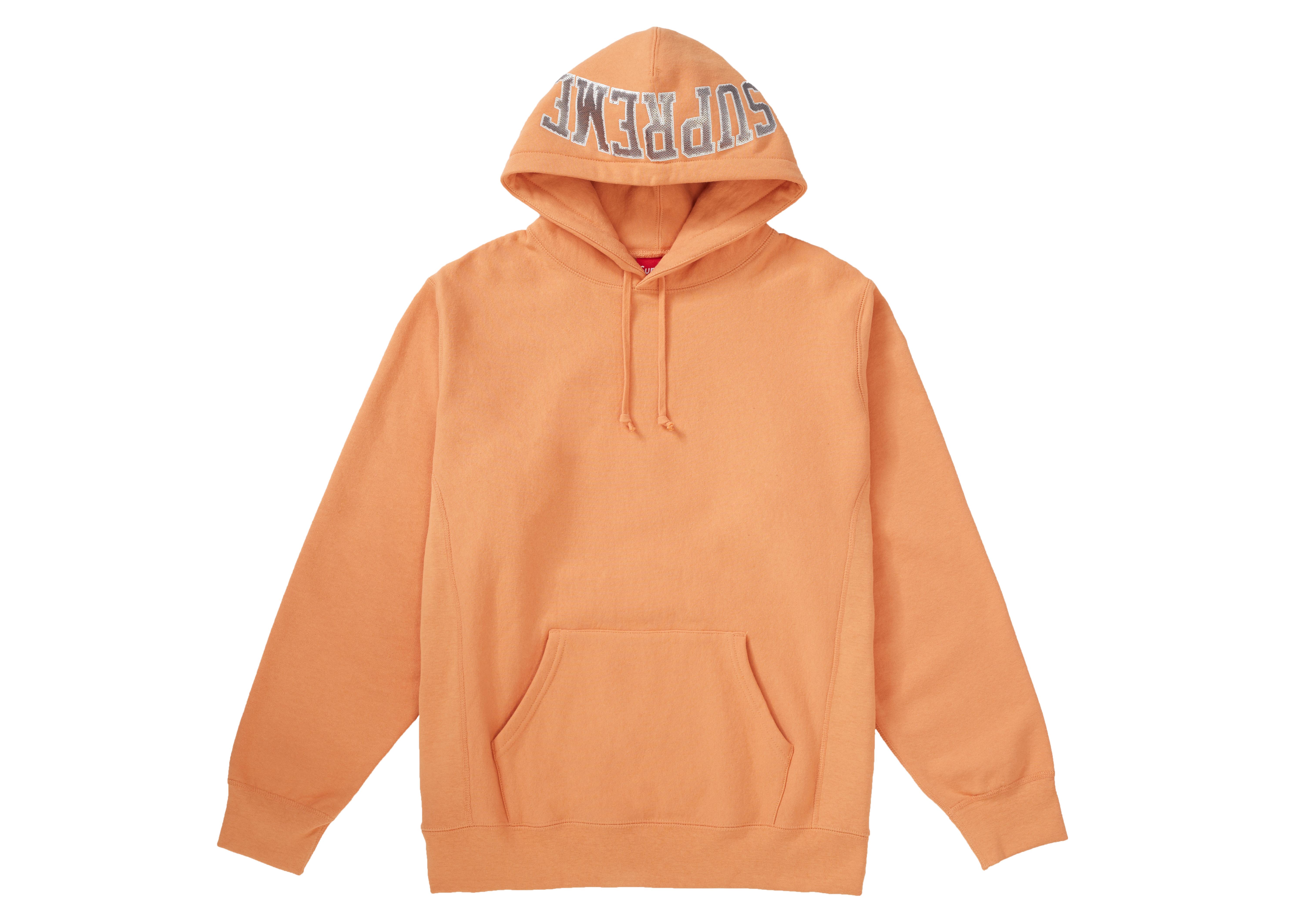 supreme orange sweatshirt