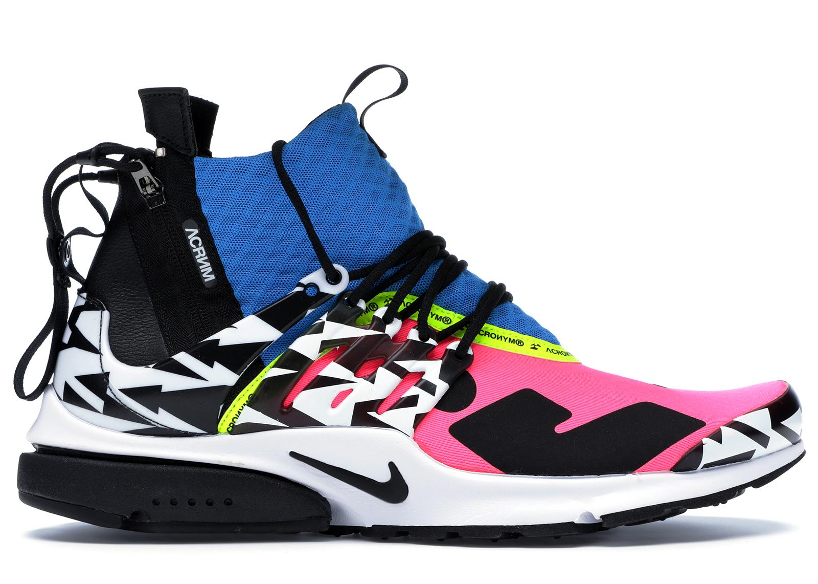 blue and pink prestos