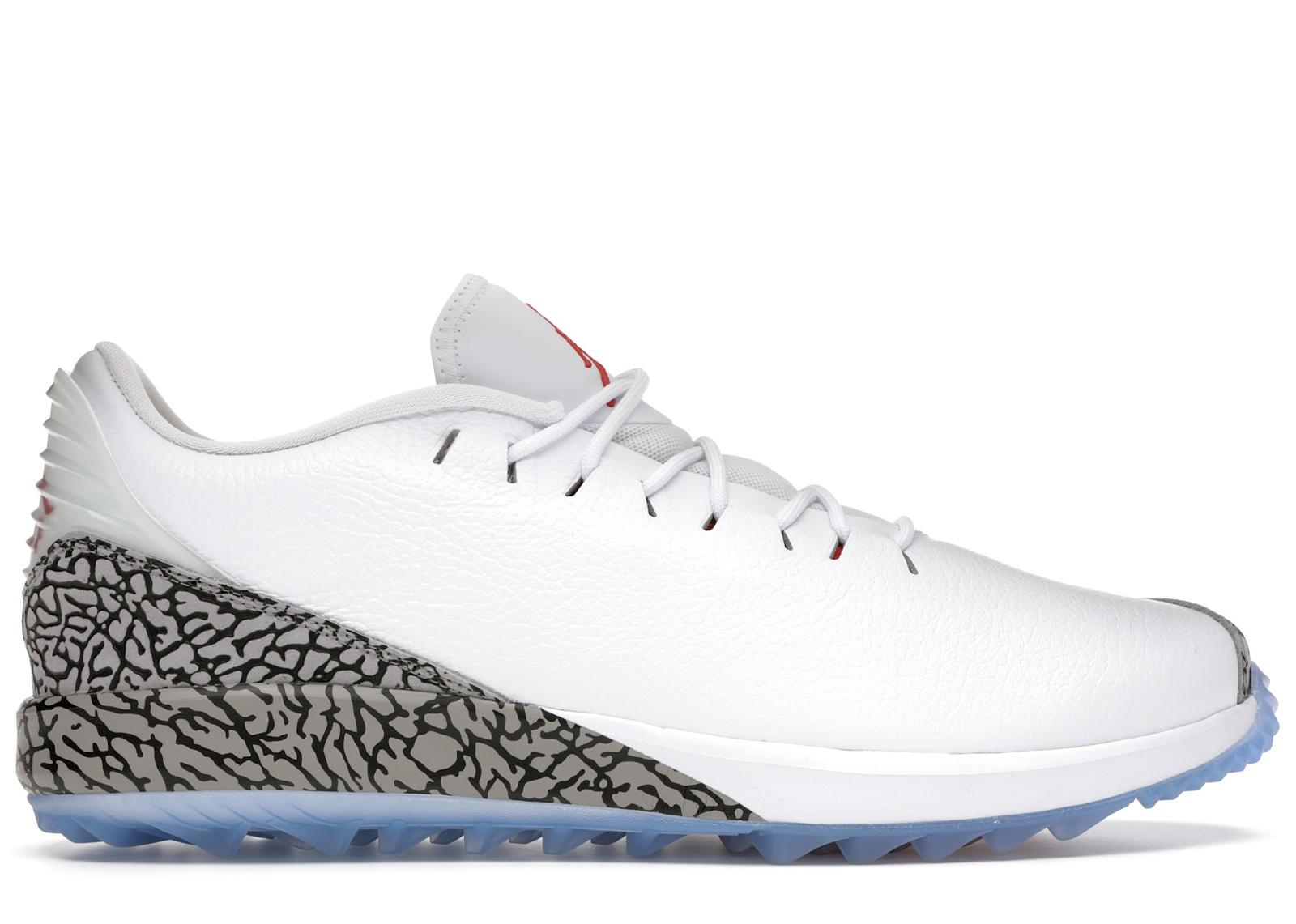 white jordan golf shoes