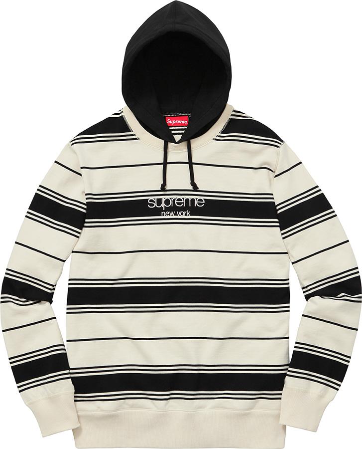 Supreme striped hoodie Clearance