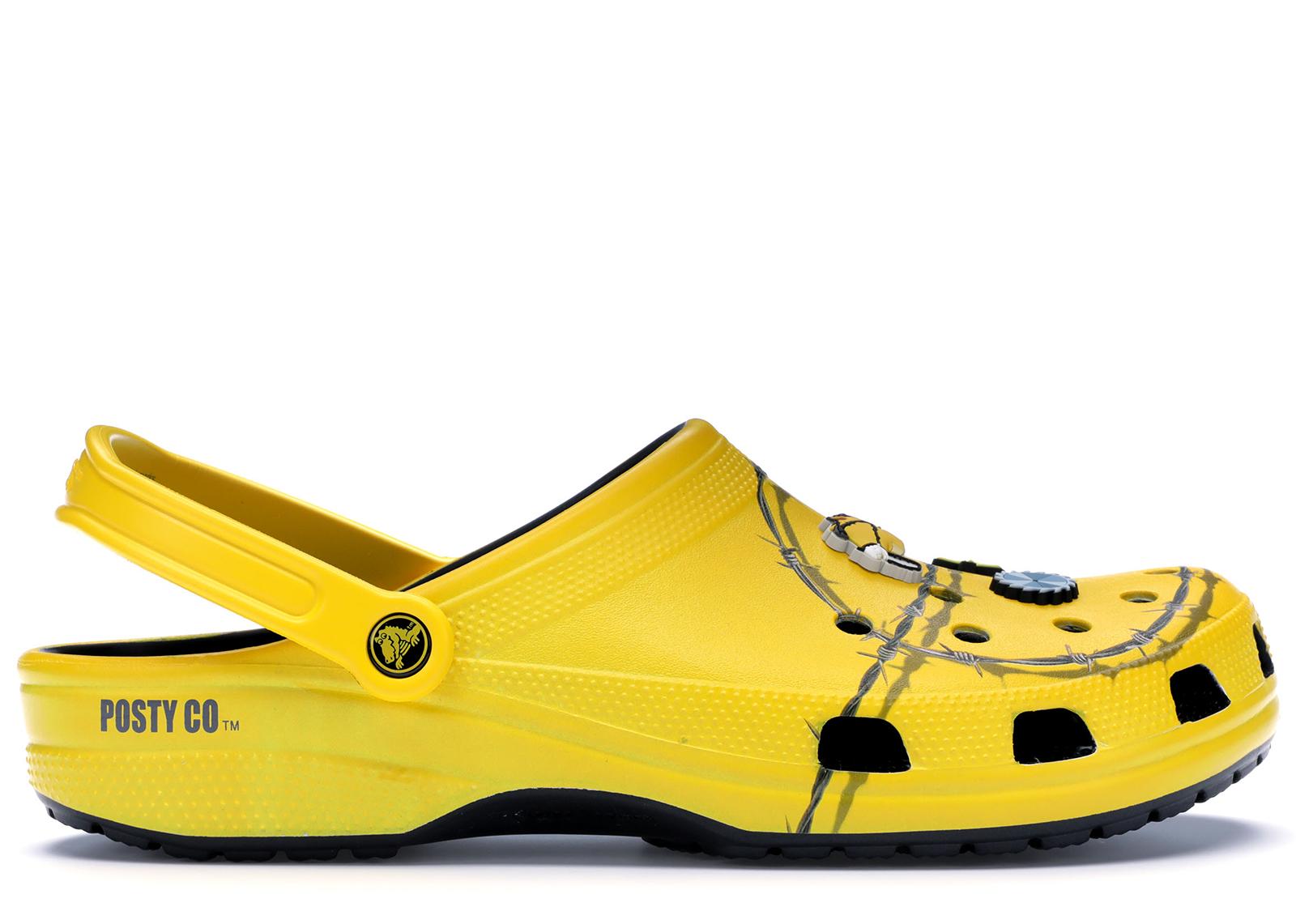 yellow crocs post malone