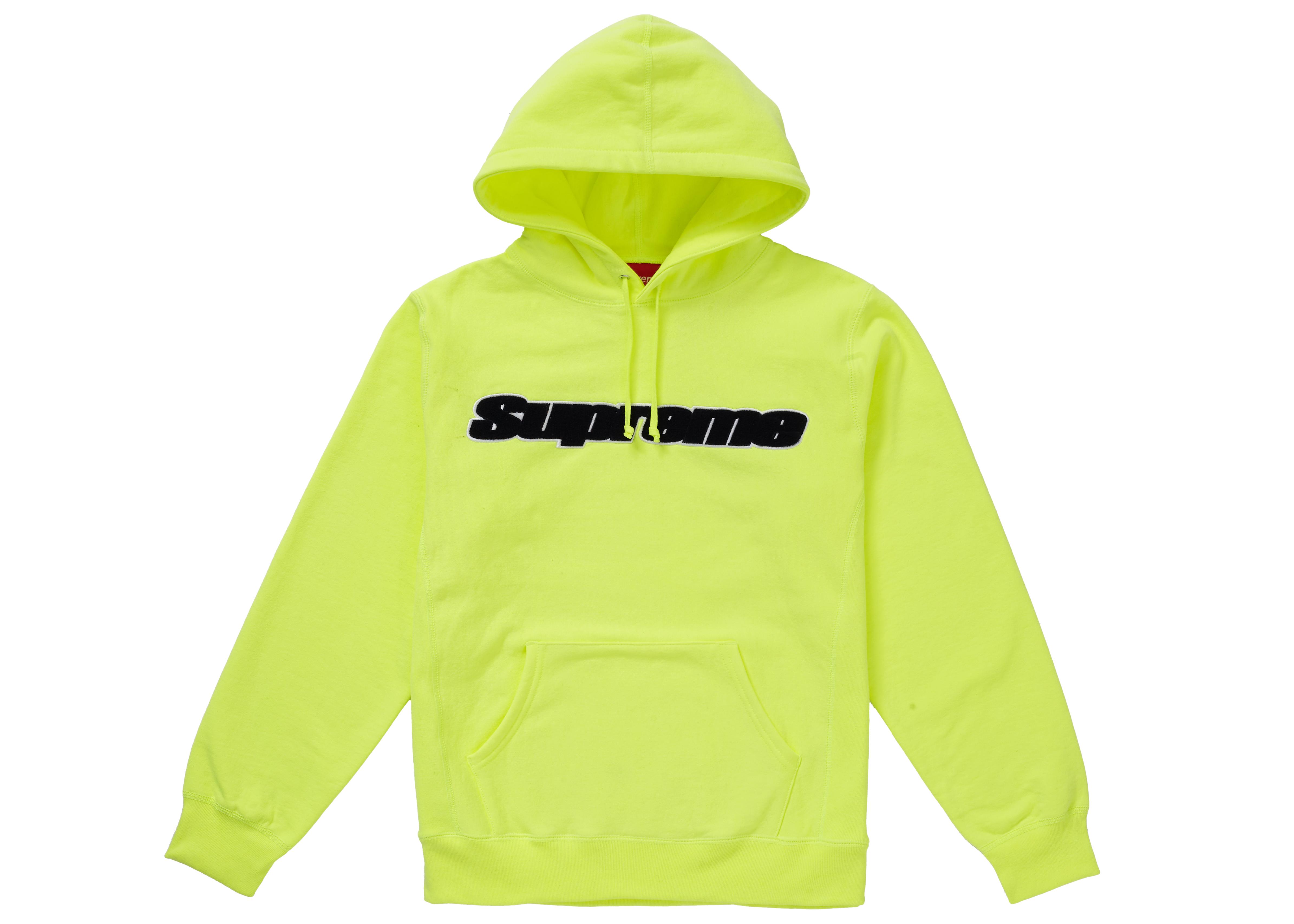 yellow hoodie supreme