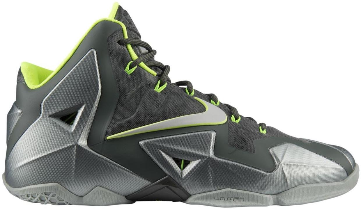 lebron 11 green and grey