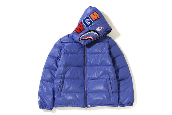 bape jacket blue and purple