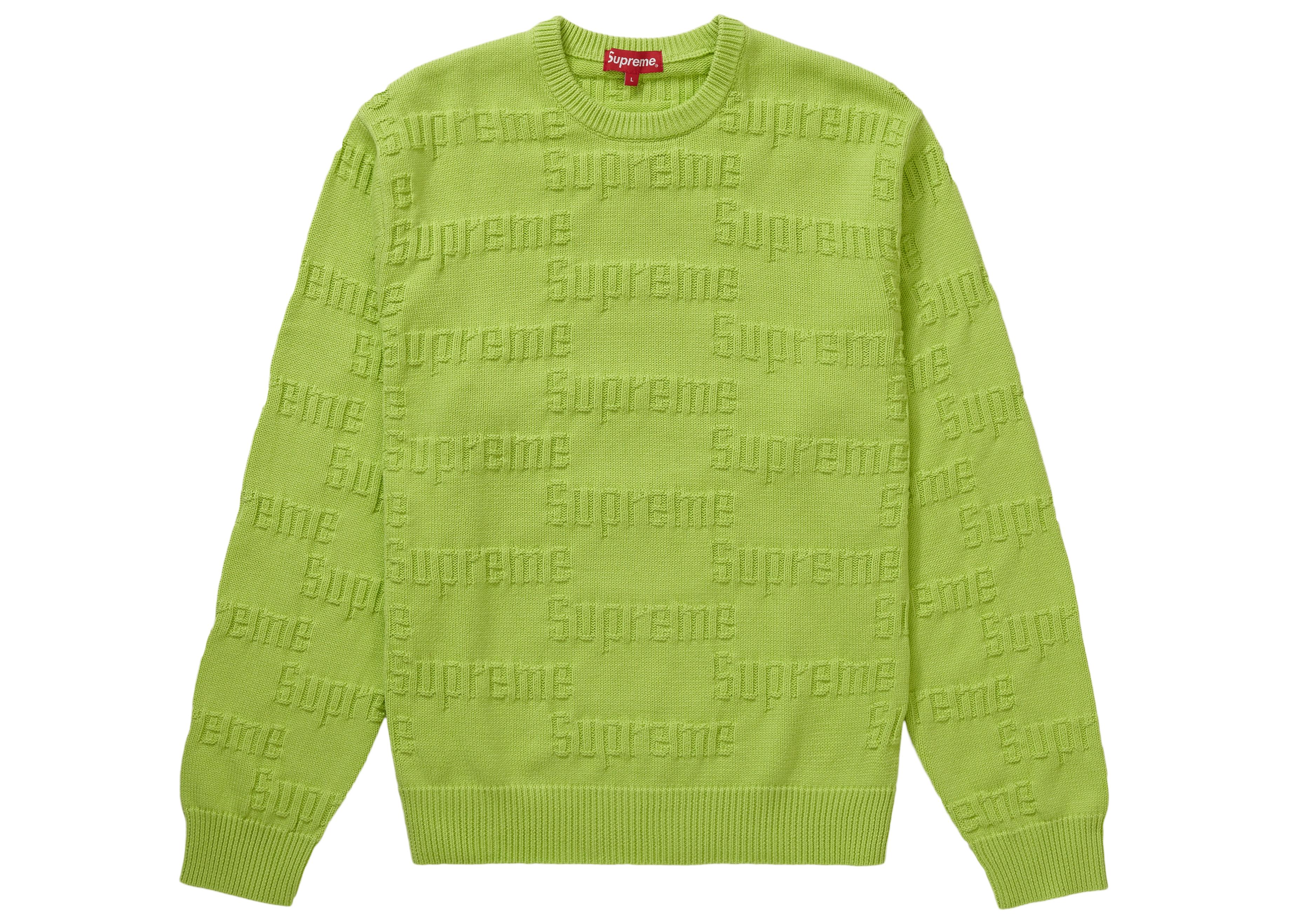 supreme sweater green