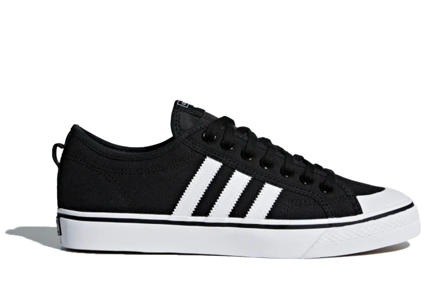 adidas nizza low black